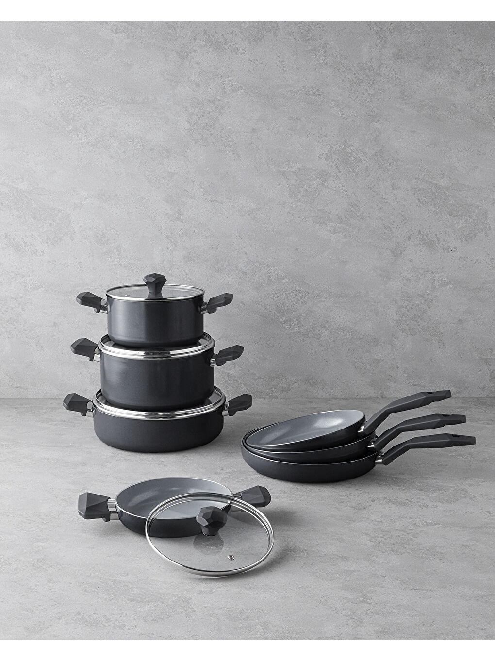 Prego CeraWell Sığ Tencere 26 cm Siyah-6