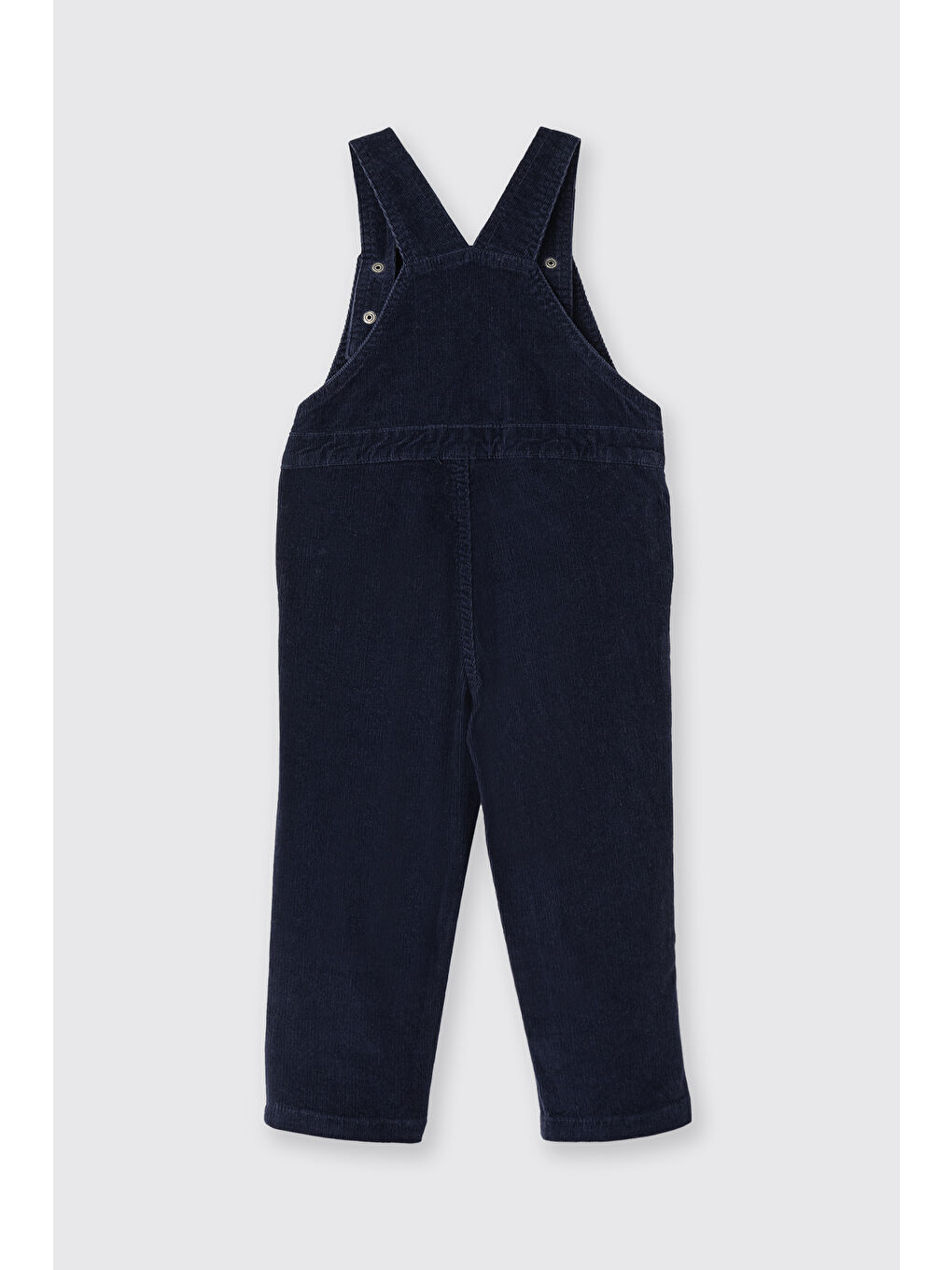 Erkek Bebek Kadife Lacivert Salopet-2