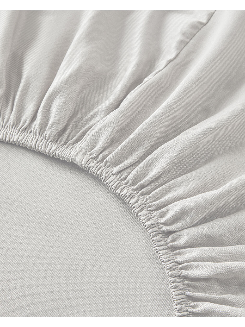 Crystal İpeksi Twill Tek Kişilik Nevresim Takımı 160x220 cm Beyaz-6