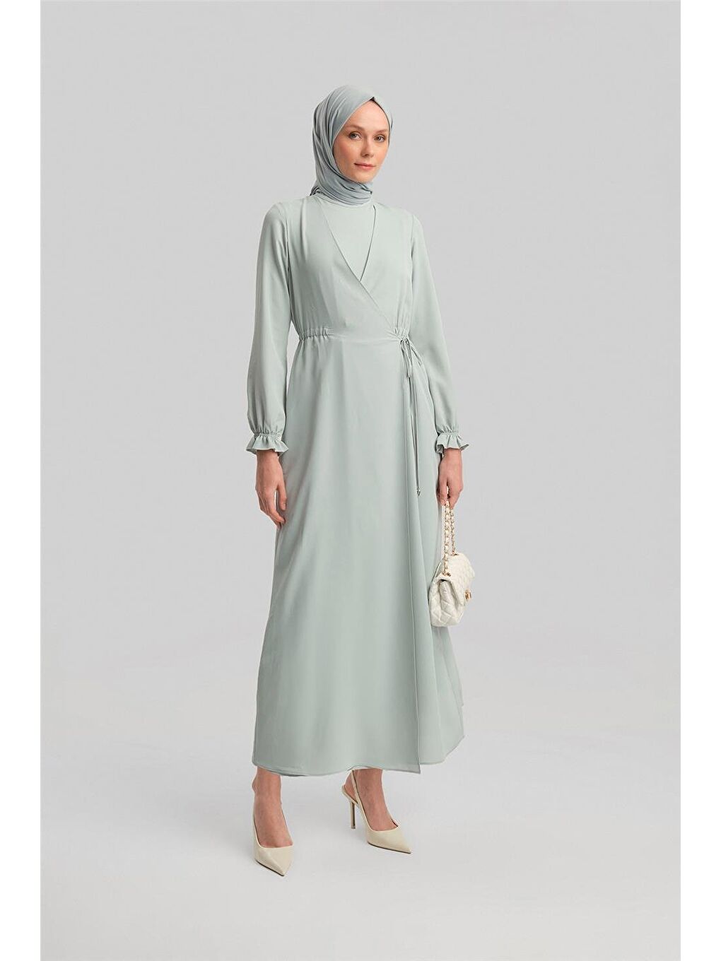 Anvelop Elbise Ort9230 Buz Mavi-2