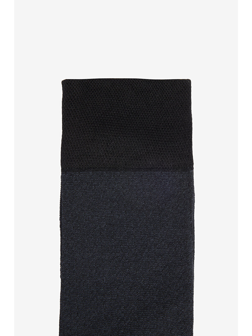 Erkek Siyah Desenli Tekli Çorap-2