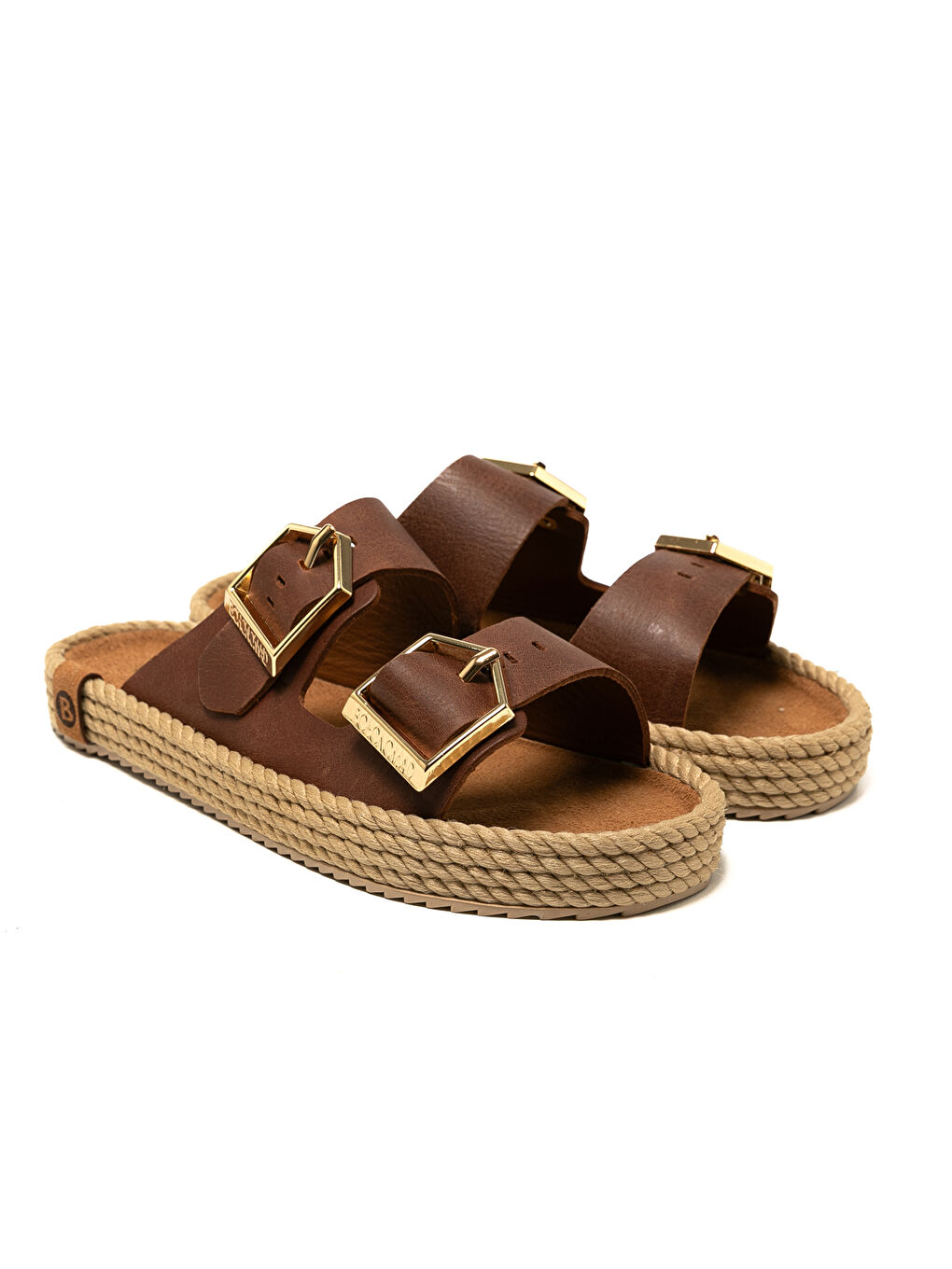 Bordo SYD12-00101 Sydney Kadın Terlik Crazy Cognag-2