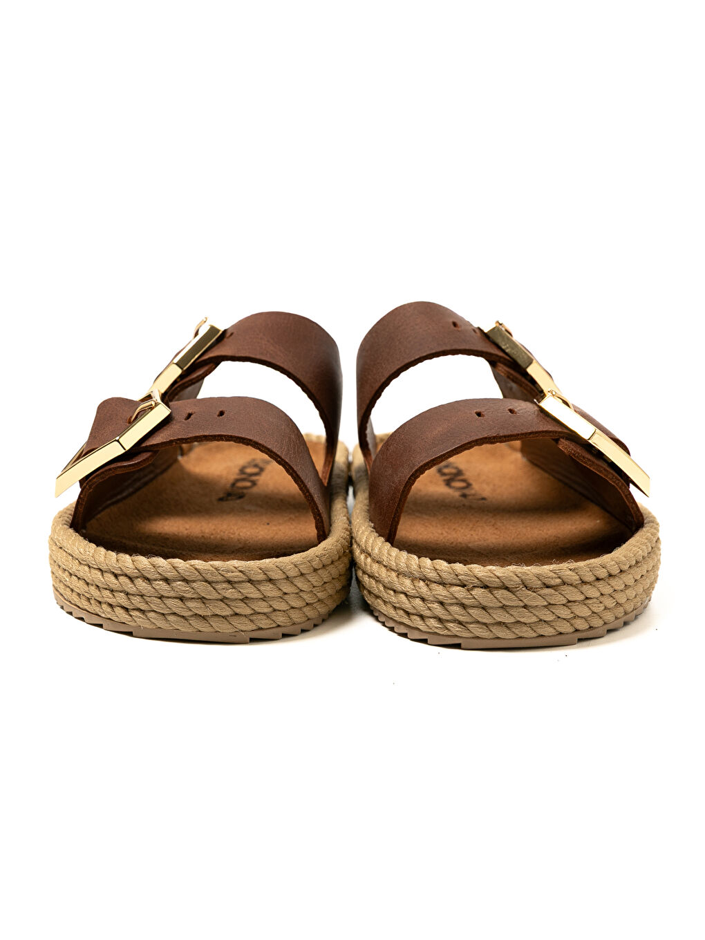 Bordo SYD12-00101 Sydney Kadın Terlik Crazy Cognag-3