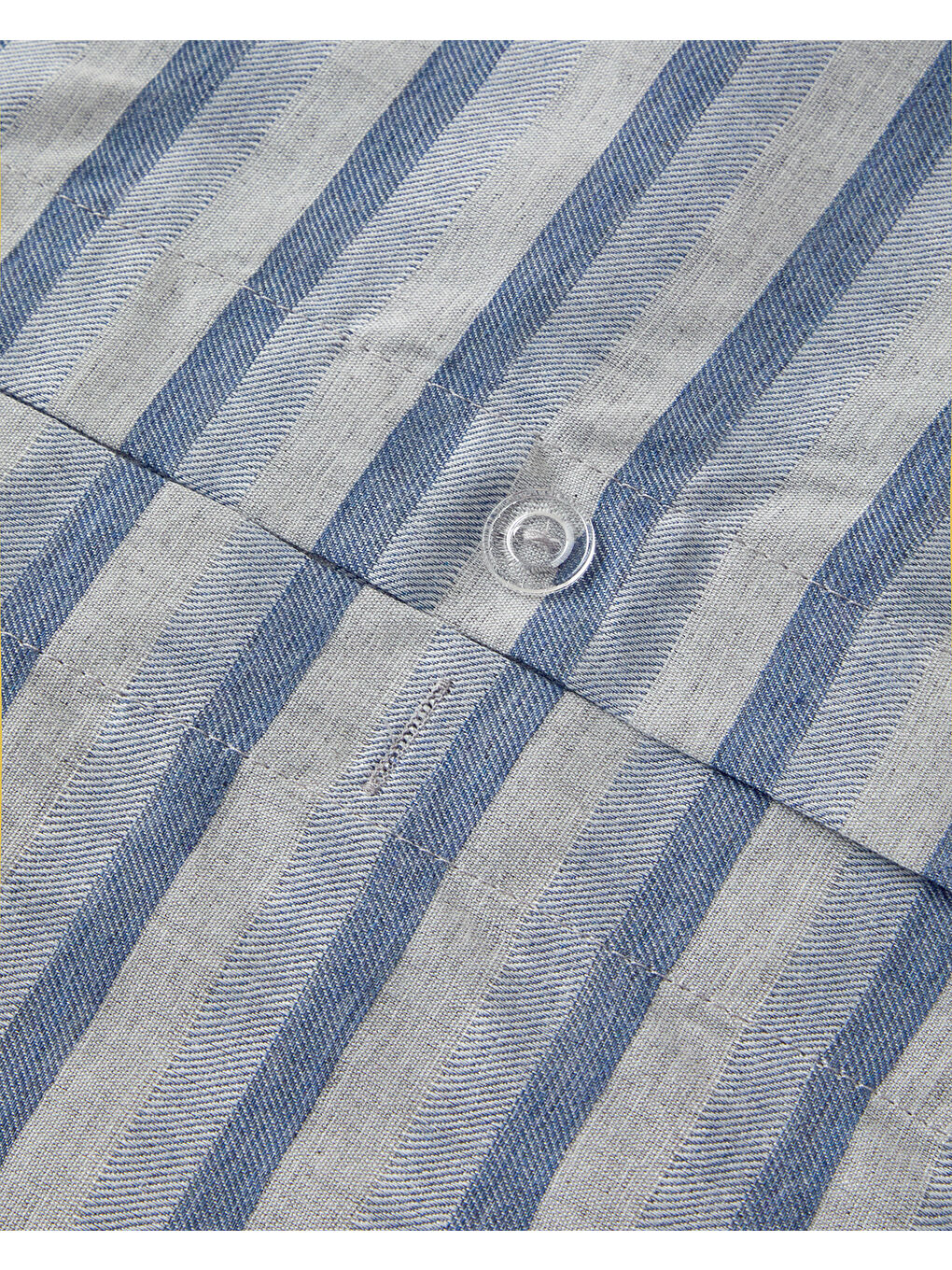 Elite Lines İpliği Boyalı Tek Kişilik Nevresim Takımı Lacivert-4