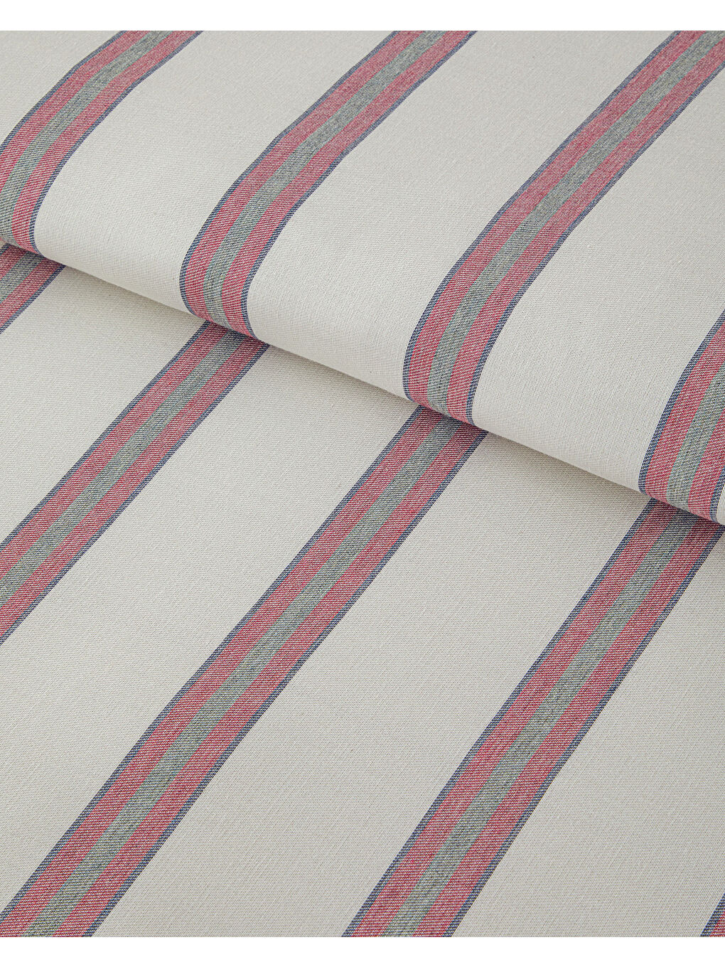 Cool Stripe İpliği Boyalı Tek Kişilik Nevresim Takımı 160x220 cm Bordo-Yeşil-3