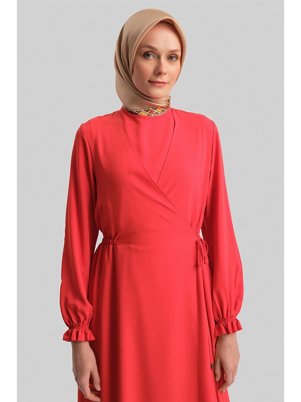 Anvelop Elbise Ort9230 Kırmızı-3