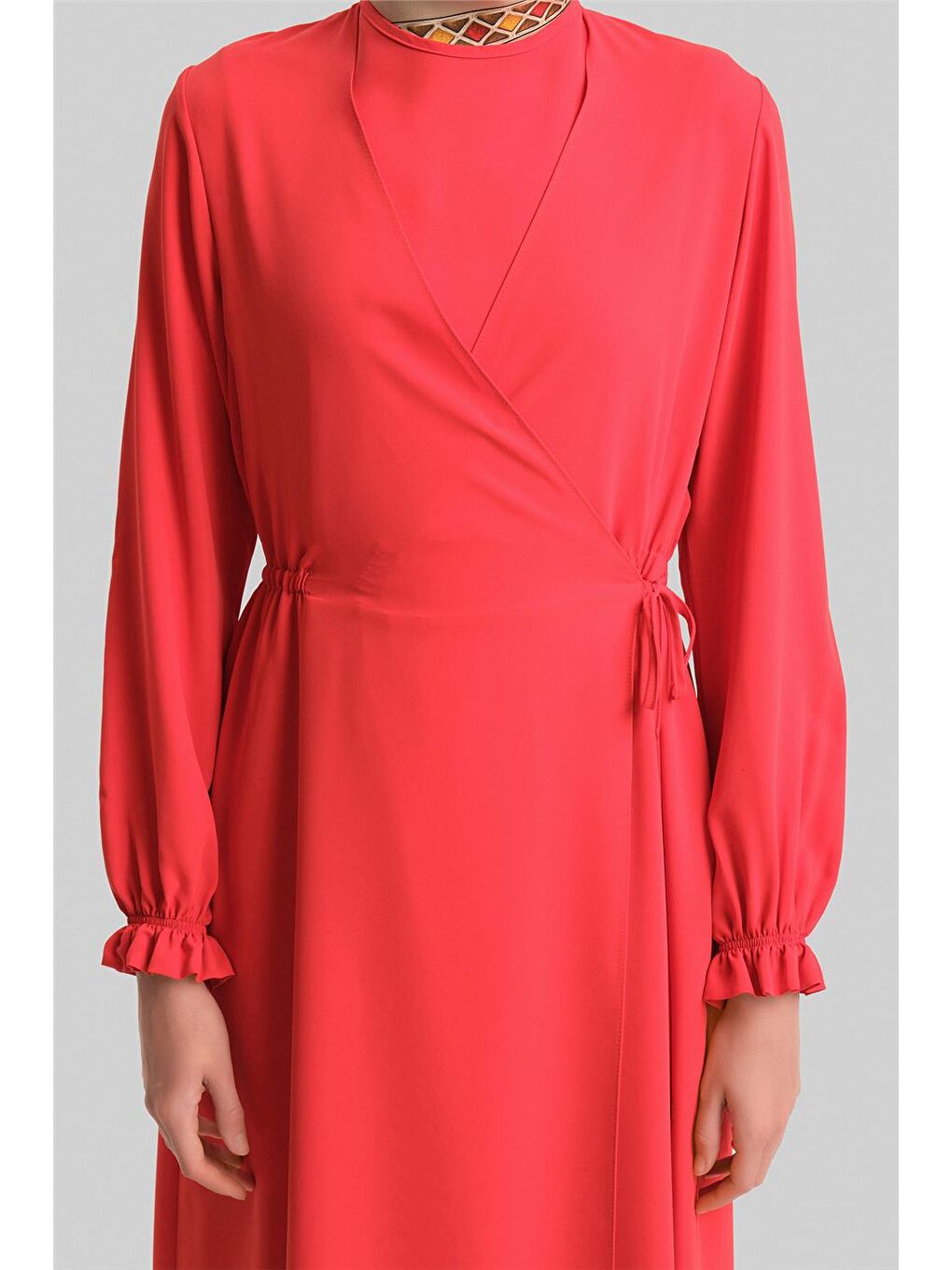 Anvelop Elbise Ort9230 Kırmızı-4