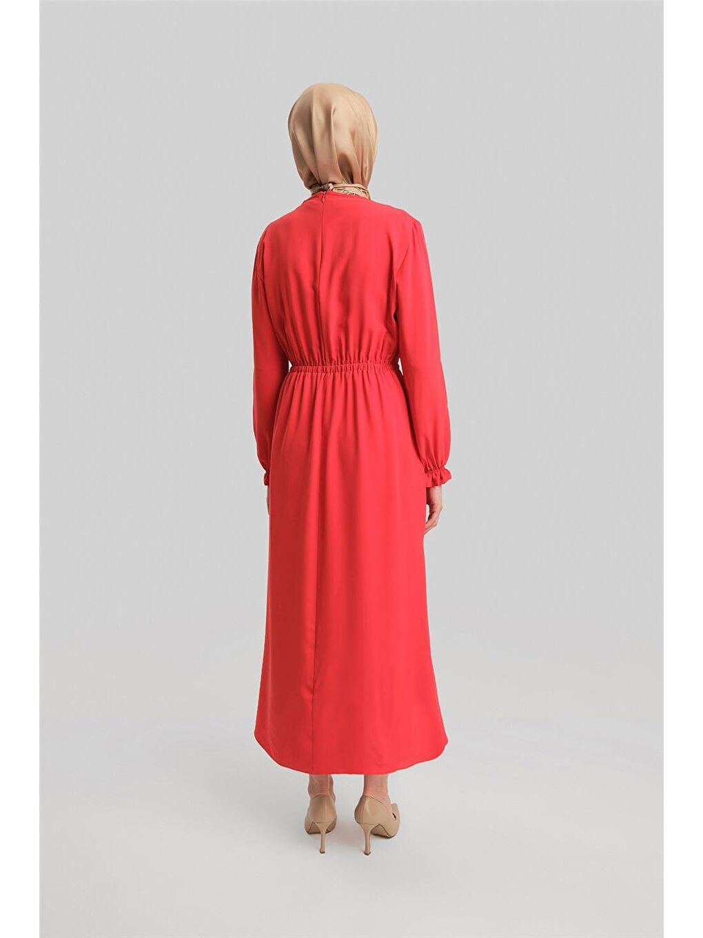 Anvelop Elbise Ort9230 Kırmızı-5