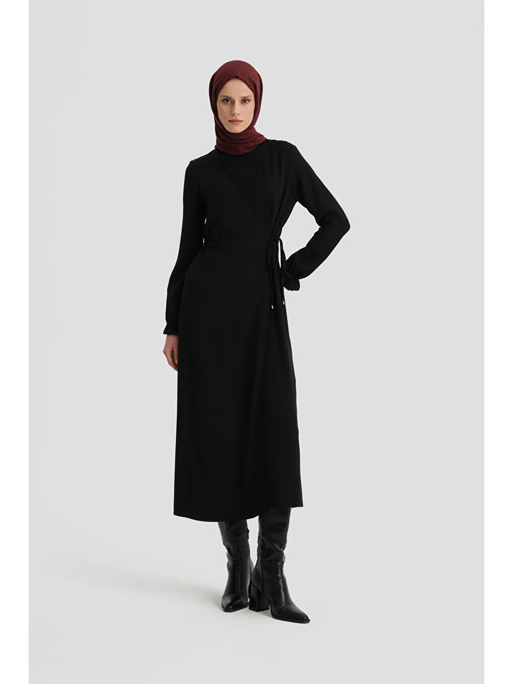 Anvelop Elbise Ort9230 Siyah