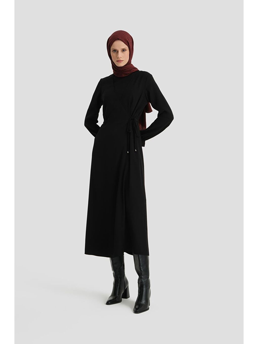Anvelop Elbise Ort9230 Siyah-2