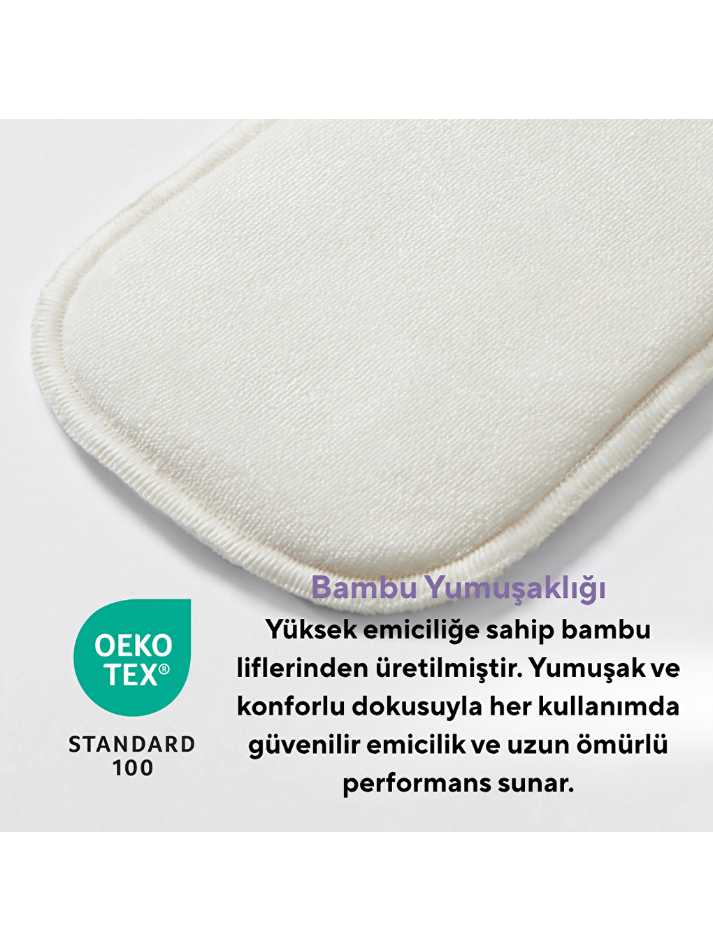 Yıkanabilir Bebek Bezi Yedek Emici Takviye Pedi Booster 3'lü Paket-4