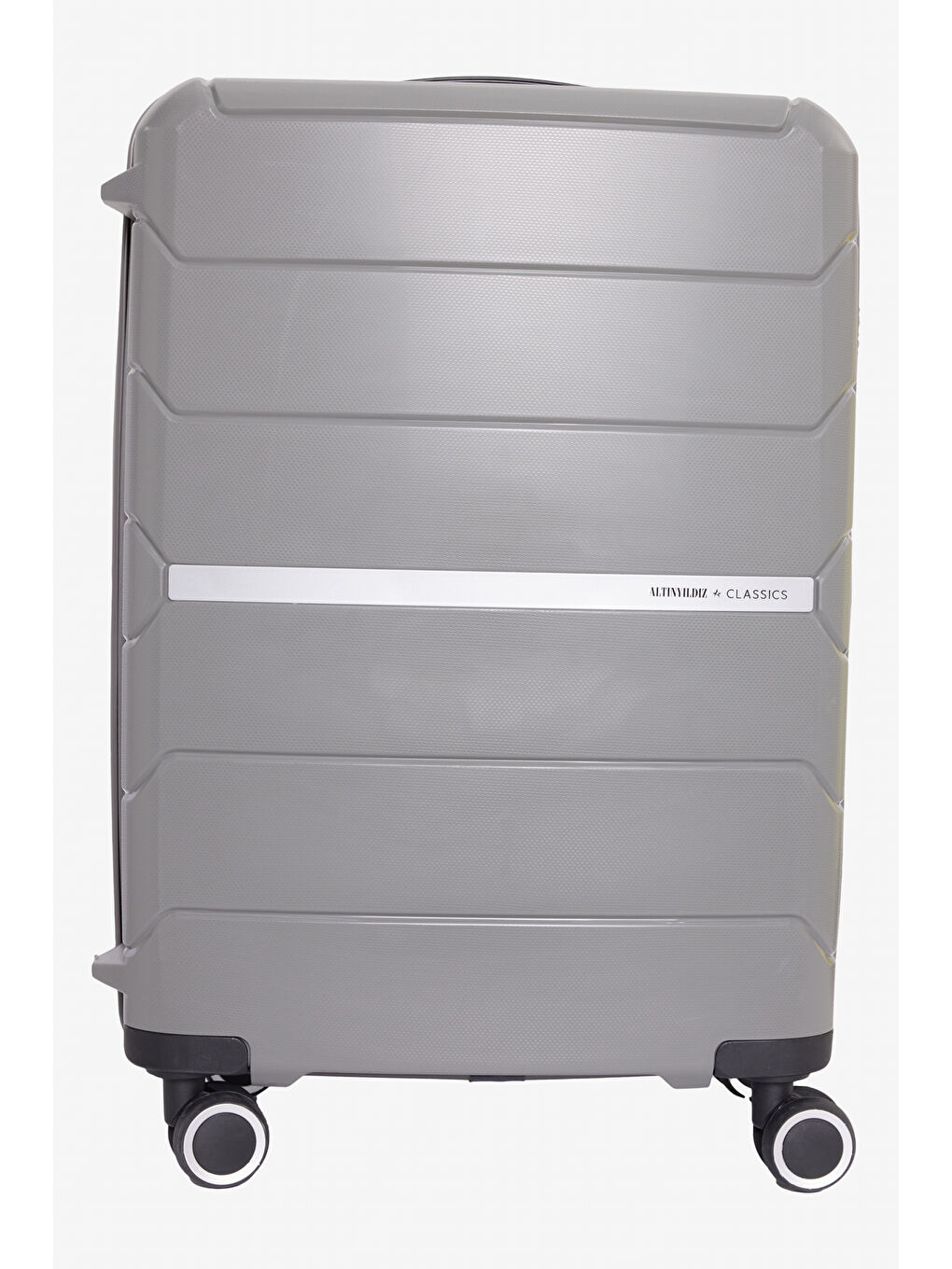 Erkek Gri Büyük Boy Valiz