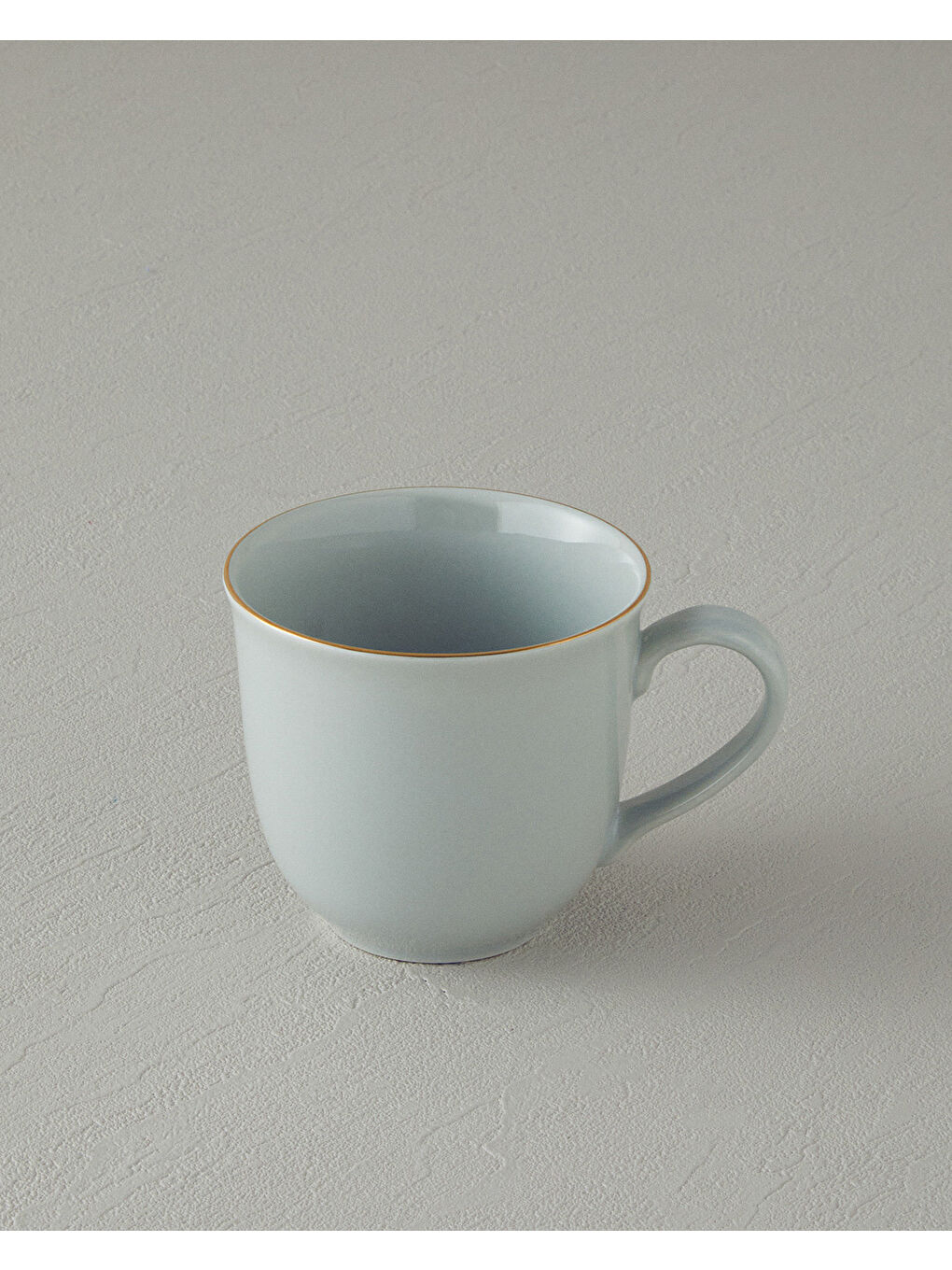 Pure Flower Porselen Kupa Açık Mavi-1