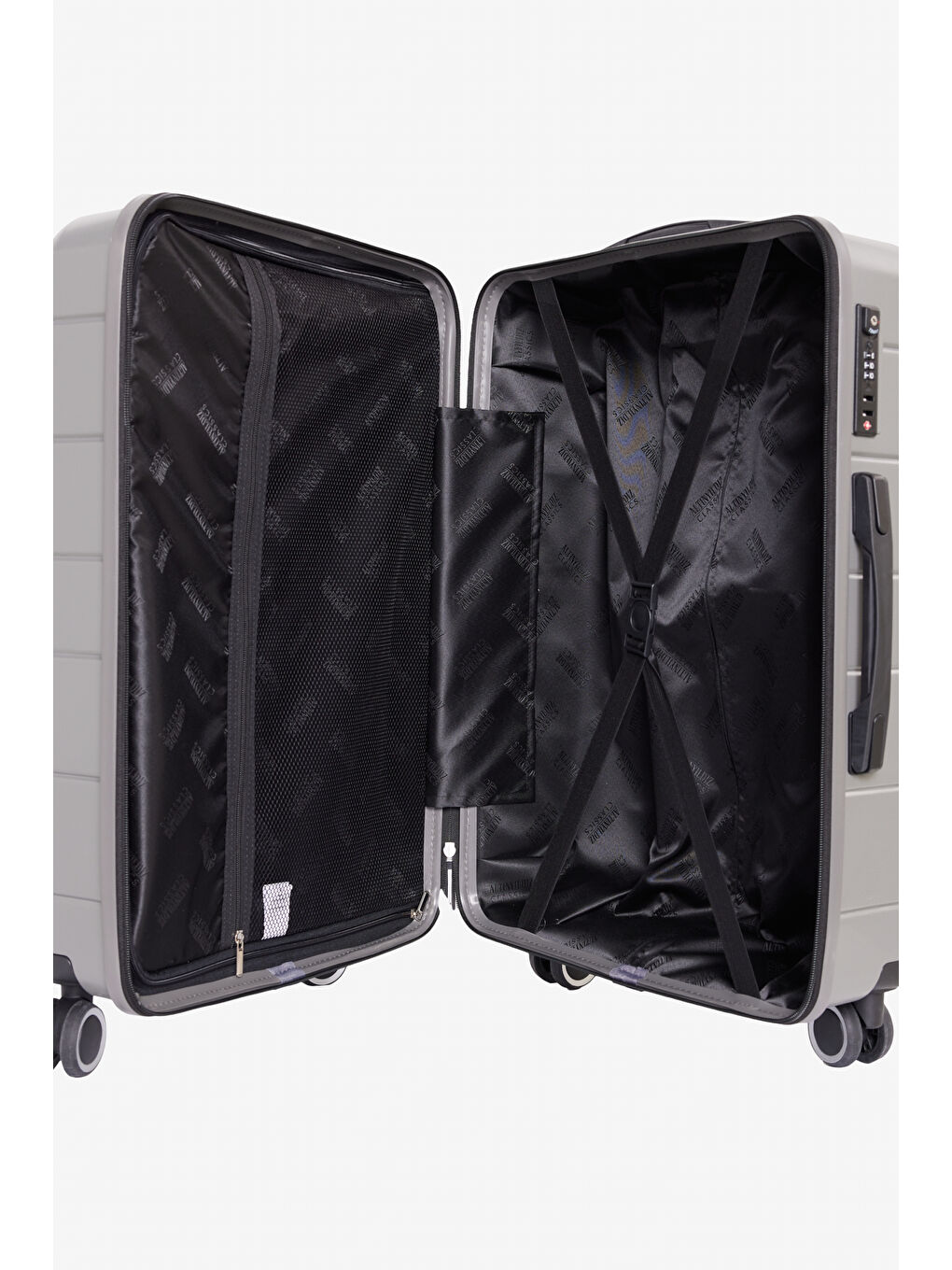 Erkek Gri Büyük Boy Valiz-2