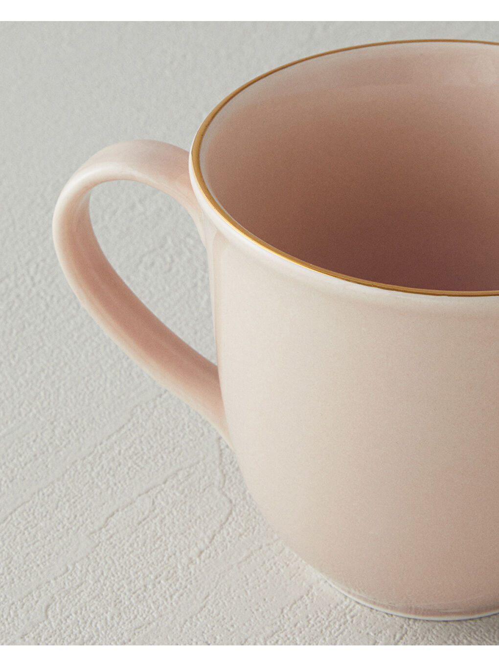 Pembe Pure Flower Porselen Kupa Pudra-2