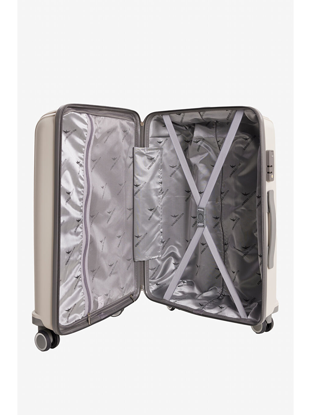 Erkek Bej Büyük Boy Valiz-2