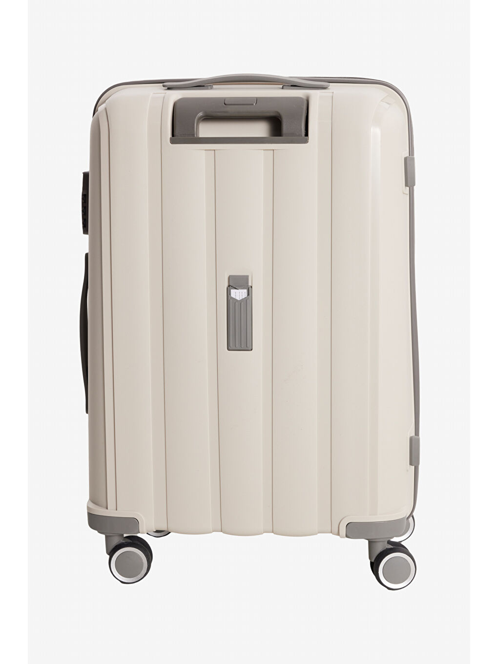 Erkek Bej Büyük Boy Valiz-4