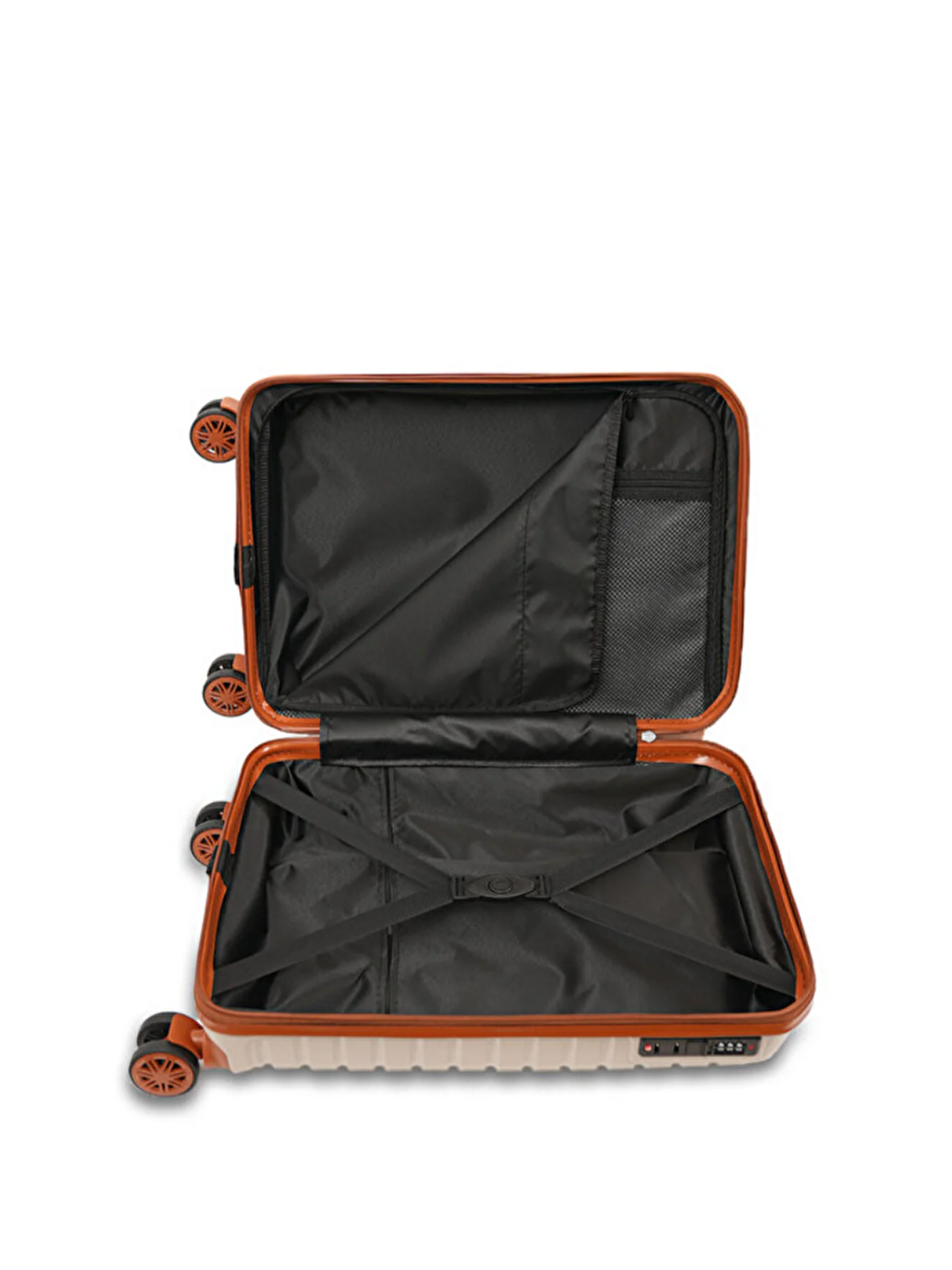 Beyaz Line Style 3'lü Set Valiz 10663-4