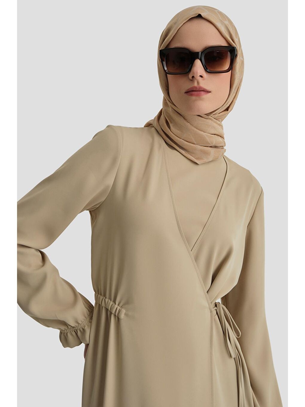 Anvelop Elbise Ort9230 Bej-3