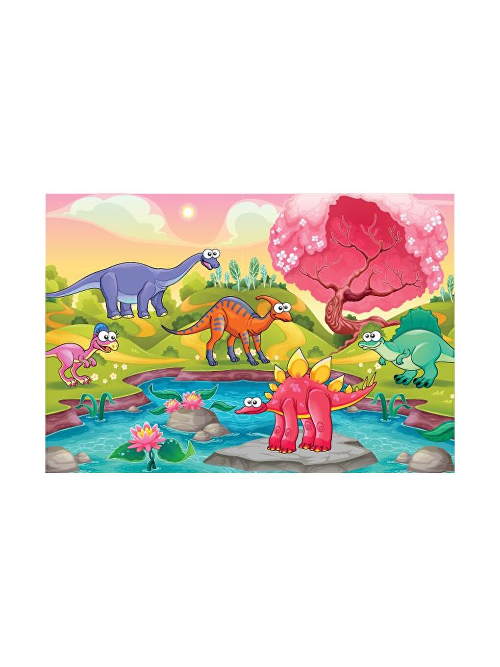 Blue Focus Karışık 150 Parça Puzzle - Sevimli Dinozorlar (Cute Dinosaurs) - 2