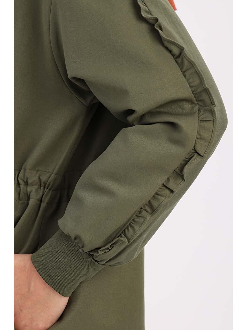 Haki-Büzgülü Fermuarlı Kap-4