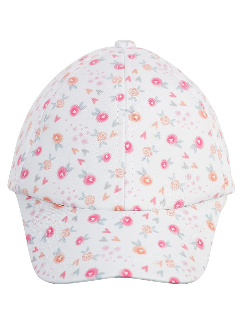 Kız Bebek Kep Şapka 0-24 Ay Beyaz-1