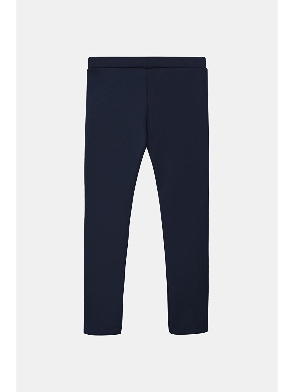 Koyu Lacivert Kız Çocuk İçi Pelüş Extra Kalın Kışlık Tayt-1