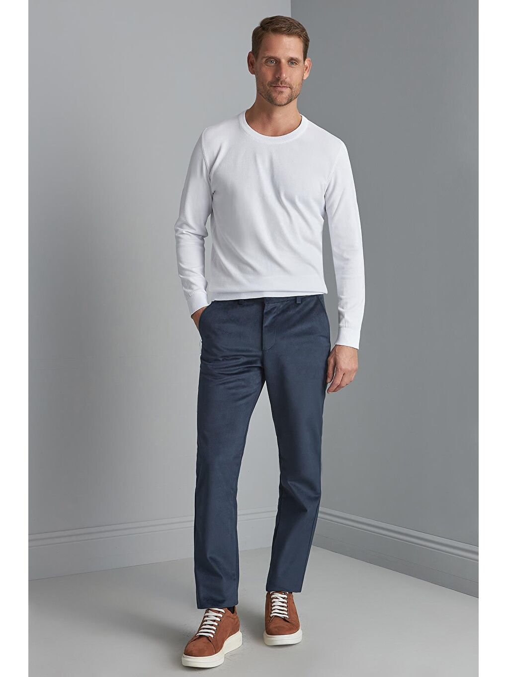 Erkek Lacivert  / Rahat Kalıp Pantolon