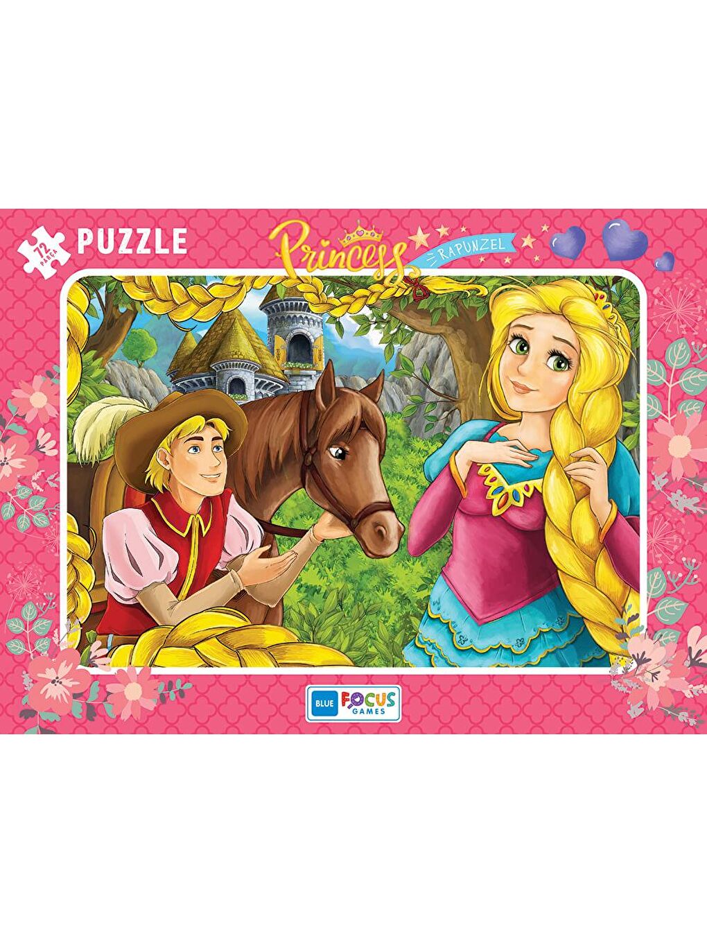 Blue Focus Karışık 72 Parça Puzzle - Princess Rapunzel - 1