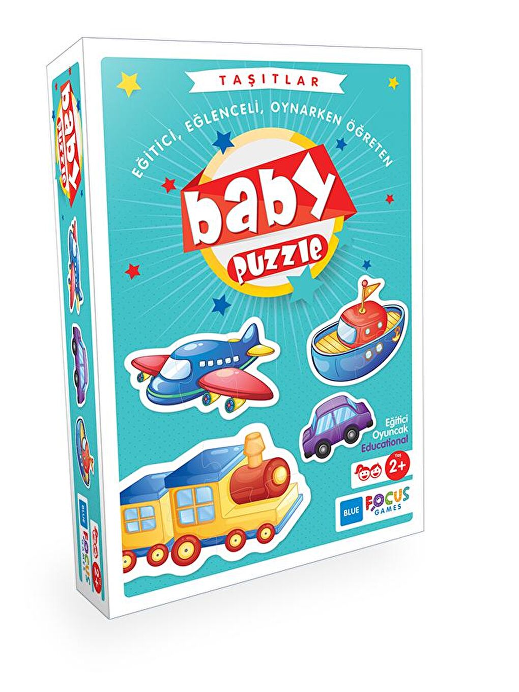 Blue Focus Baby Puzzle - Taşıtlar