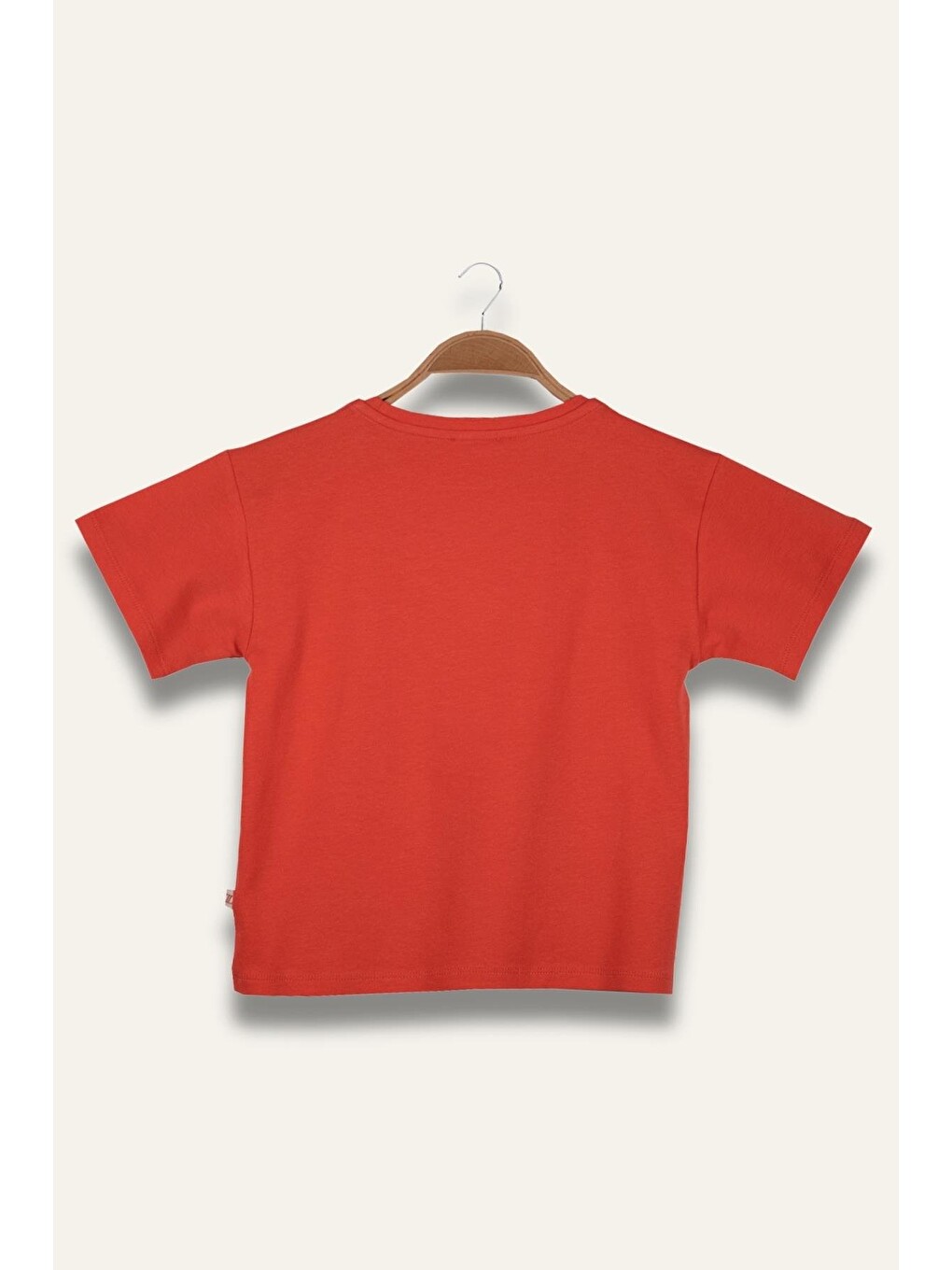 Kırmızı Erkek Çoçuk Future Baskılı T-Shirt - Coral-1