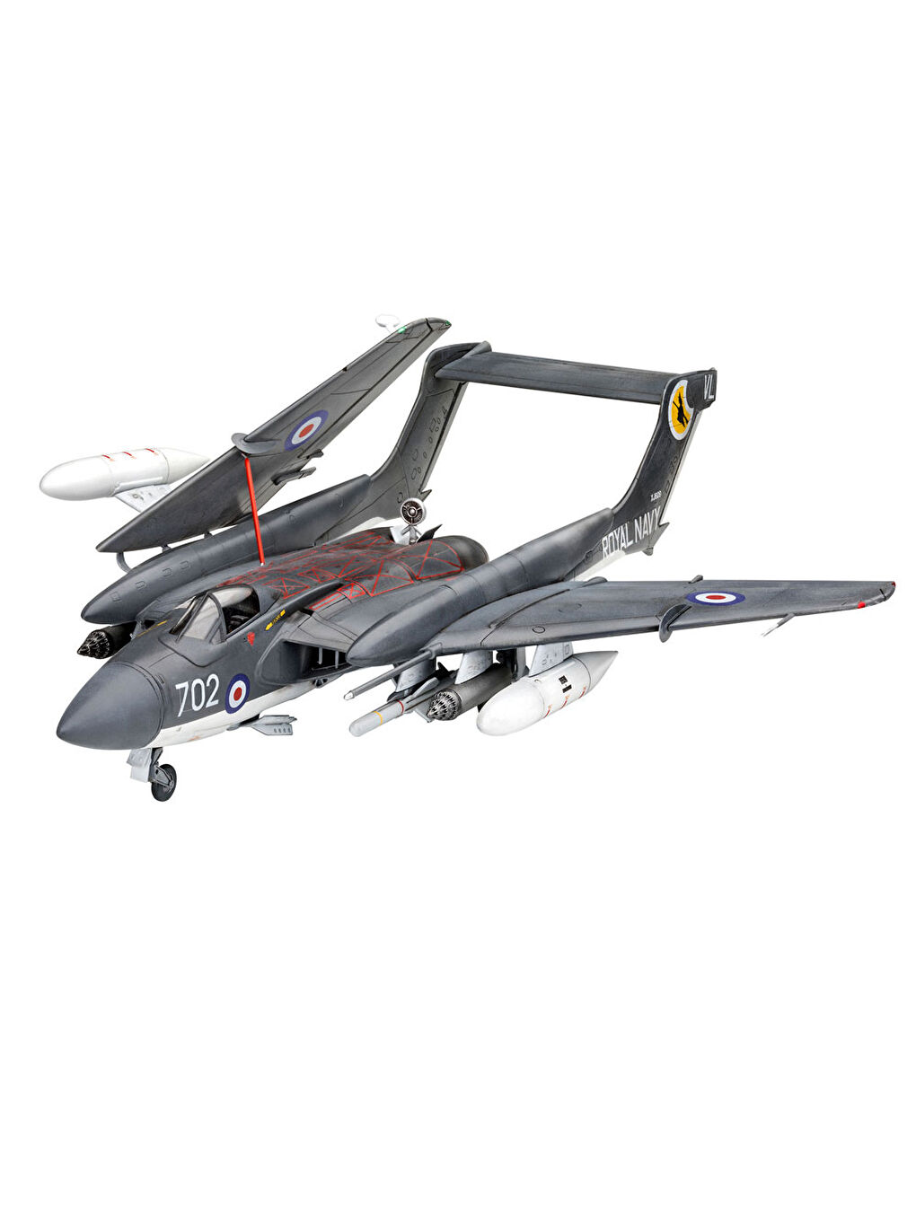 Revell Renksiz Model Set Uçak Sea Vixen 63866 - 2