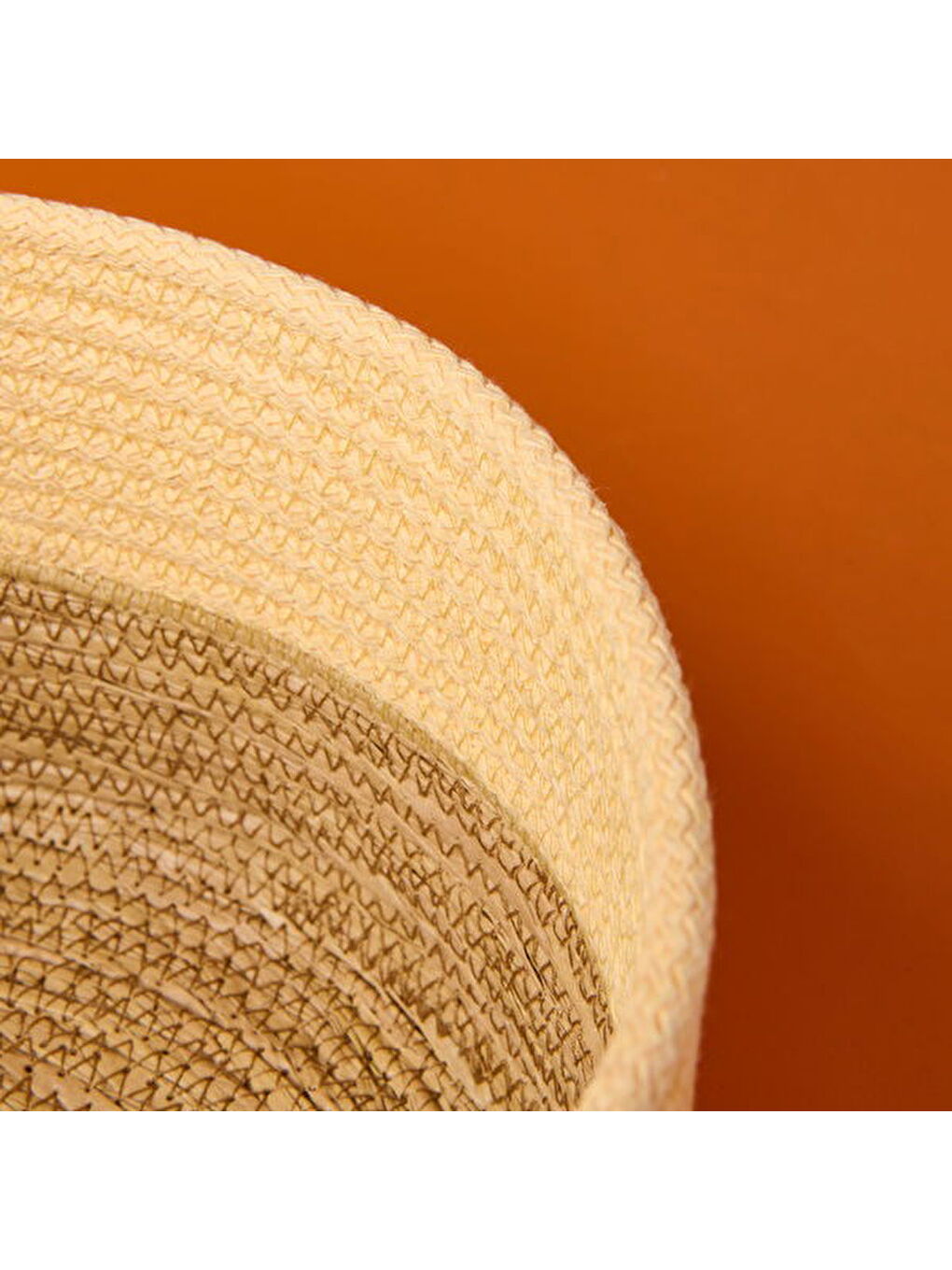 Sun Madness Büyük Dekoratif Sepet - Bej / Kahverengi - 22x12 cm-2