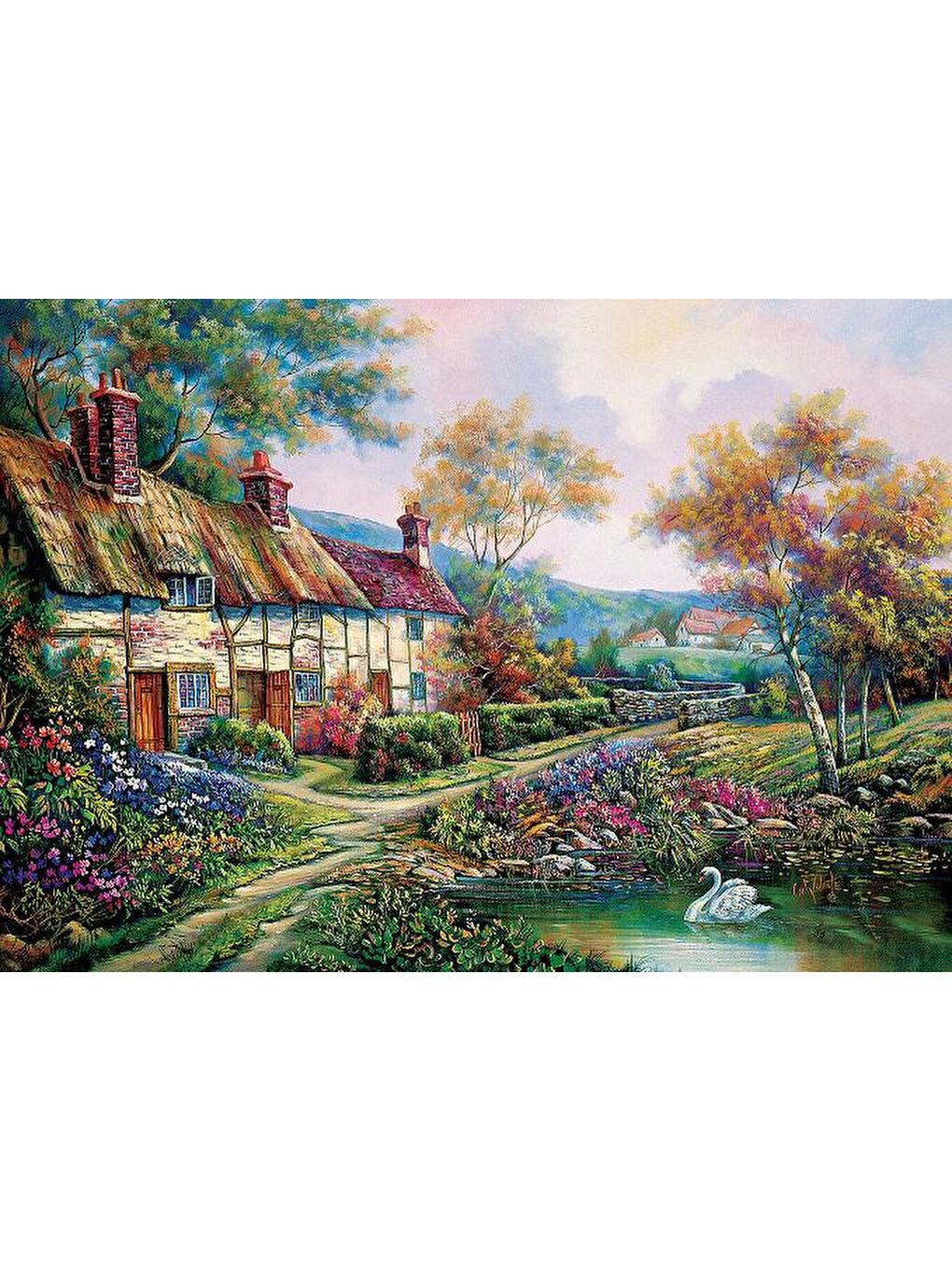 Art Puzzle Karışık 1500 Parça Puzzle Bahar Bahçe - 2