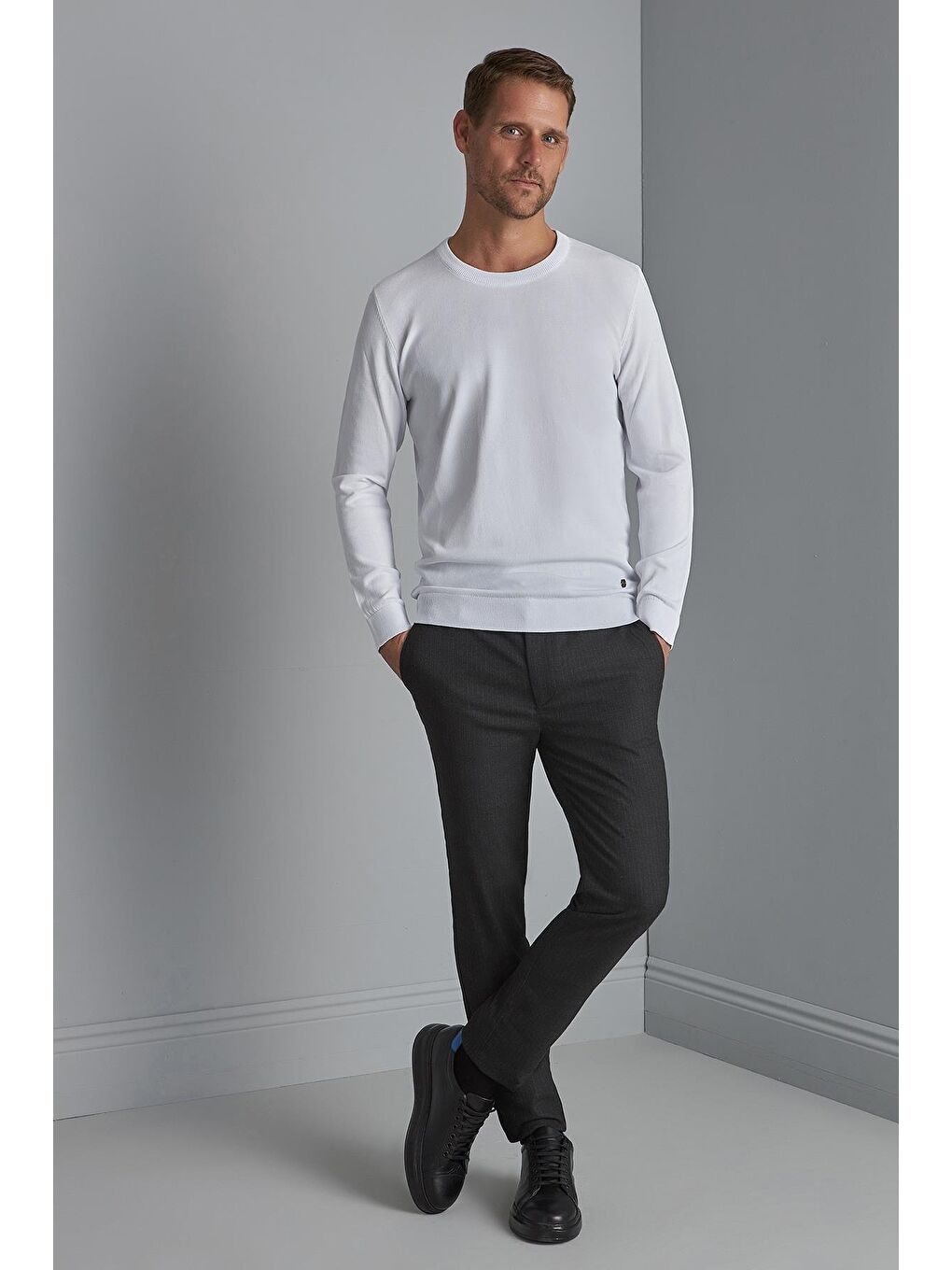 Erkek Siyah Dynamic Fit Pantolon