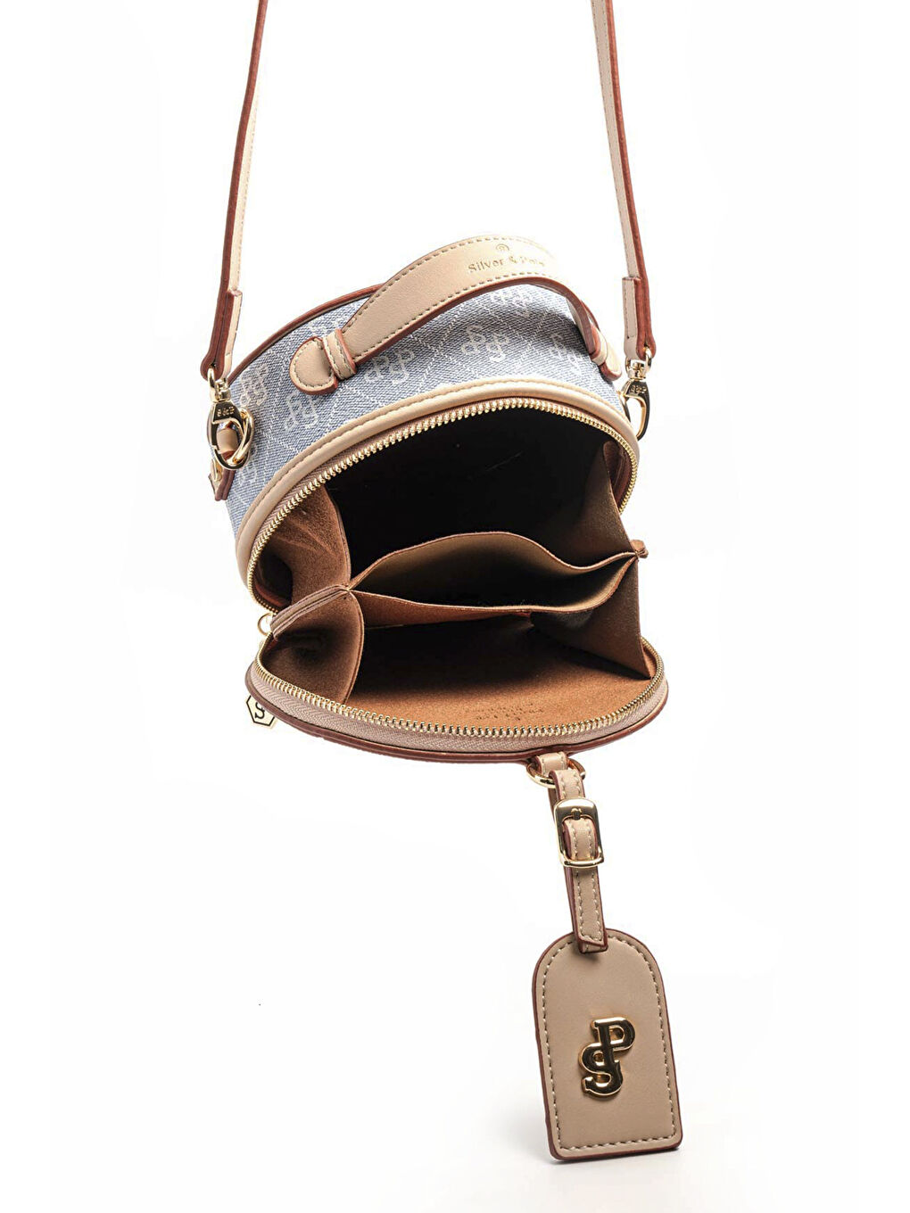 Mavi Kadın Çapraz Çanta 1163-46487 SILVER POLO ÇAPRAZ BAYAN ÇANTASI M178 MAVİ-MAT TEN-5