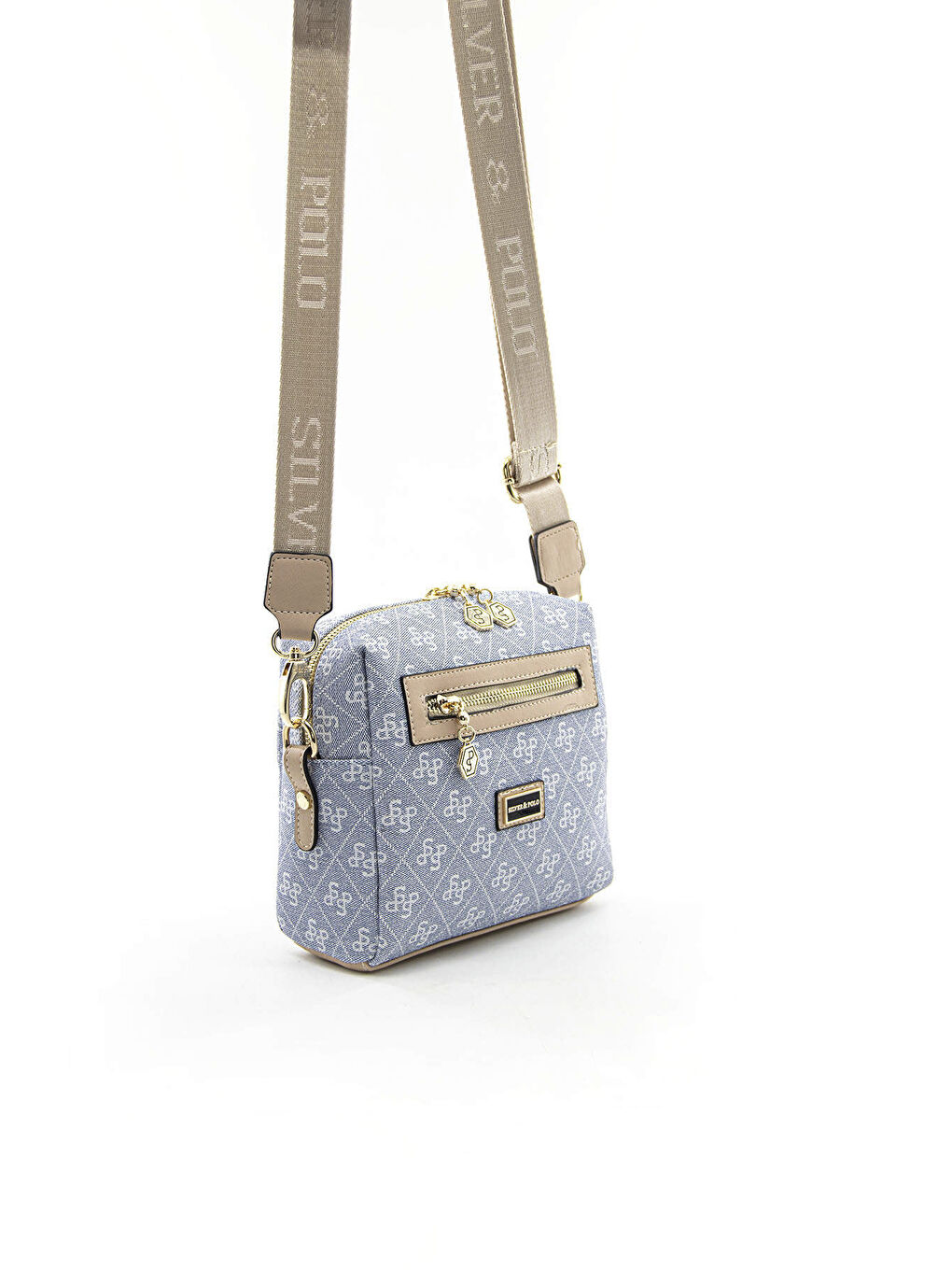 Mavi Kadın Çapraz Çanta 1038-44354 SILVER POLO ÇAPRAZ BAYAN ÇANTASI M178 MAVİ-MAT TEN-1