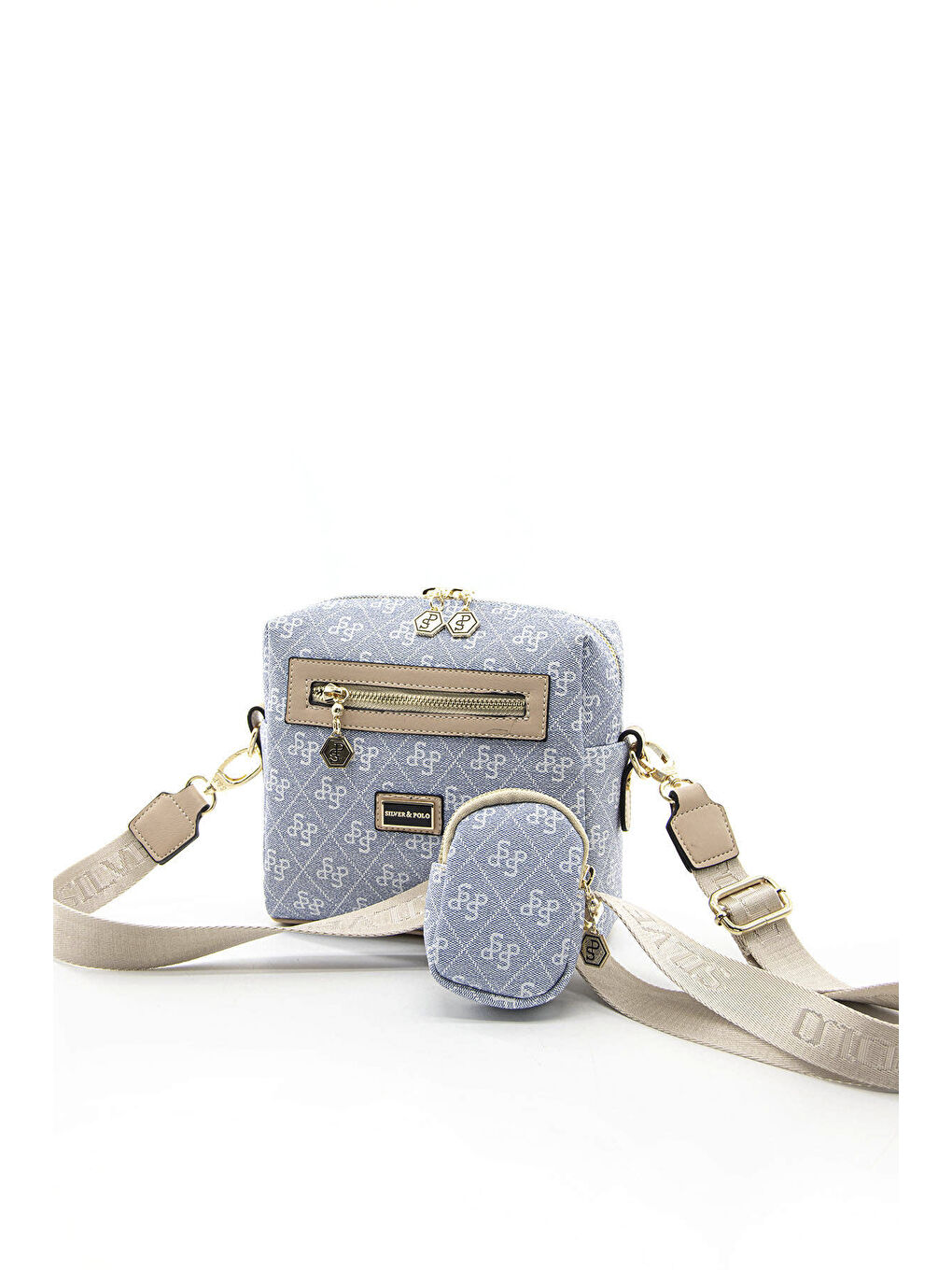 Mavi Kadın Çapraz Çanta 1038-44354 SILVER POLO ÇAPRAZ BAYAN ÇANTASI M178 MAVİ-MAT TEN-4