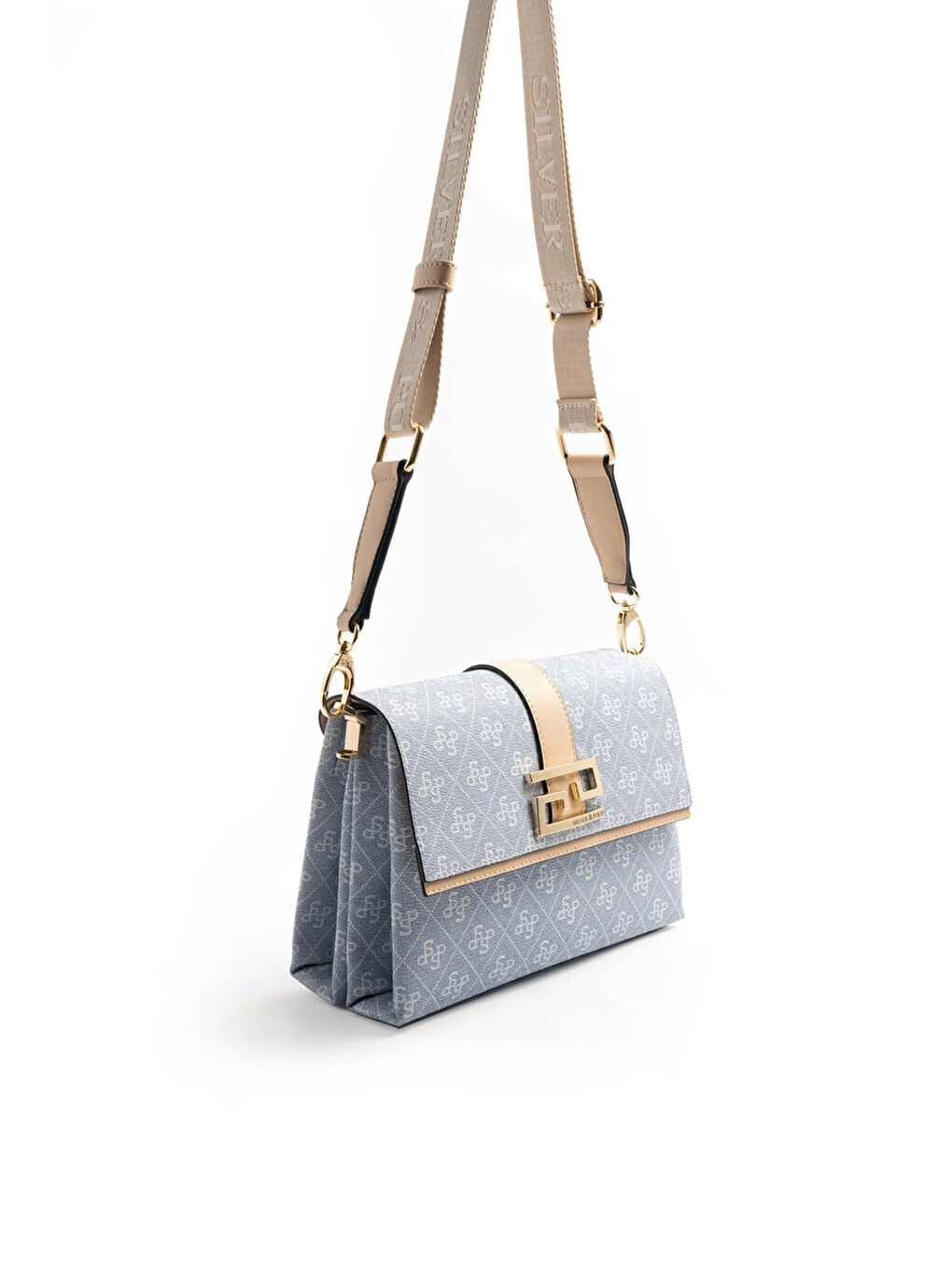 Mavi Kadın Çapraz Çanta 1009-46515 SILVER POLO ÇAPRAZ BAYAN ÇANTASI M178 MAVİ-MAT TEN-1