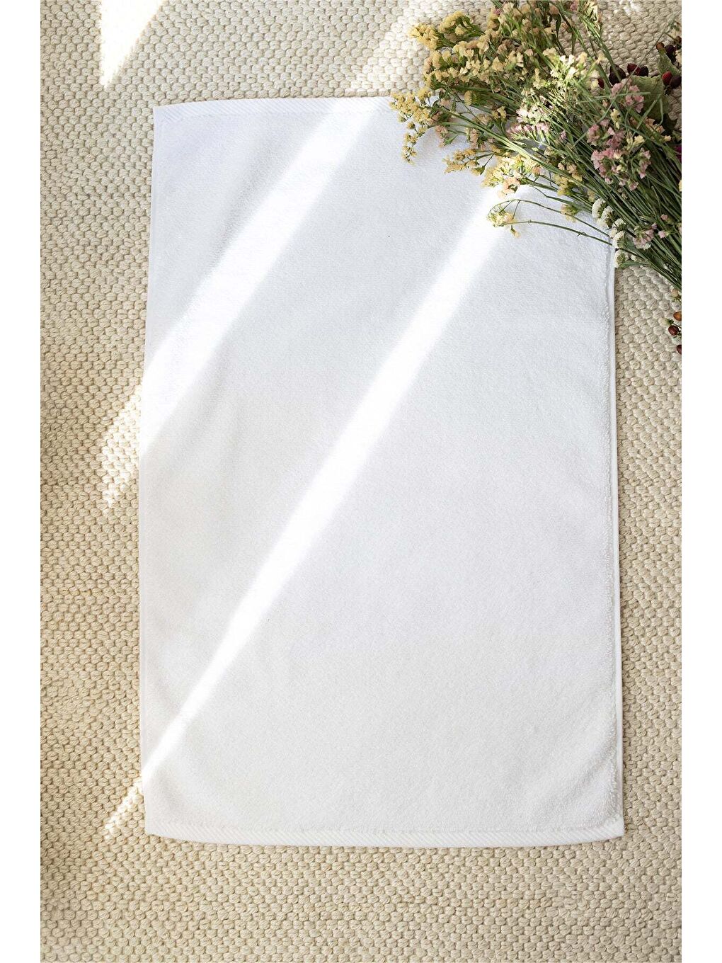 Alba Tekli Havlu Banyo Paspası 50x80 Beyaz