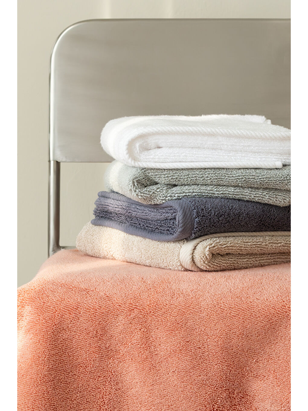 Alba Tekli Havlu Banyo Paspası 50x80 Beyaz-1