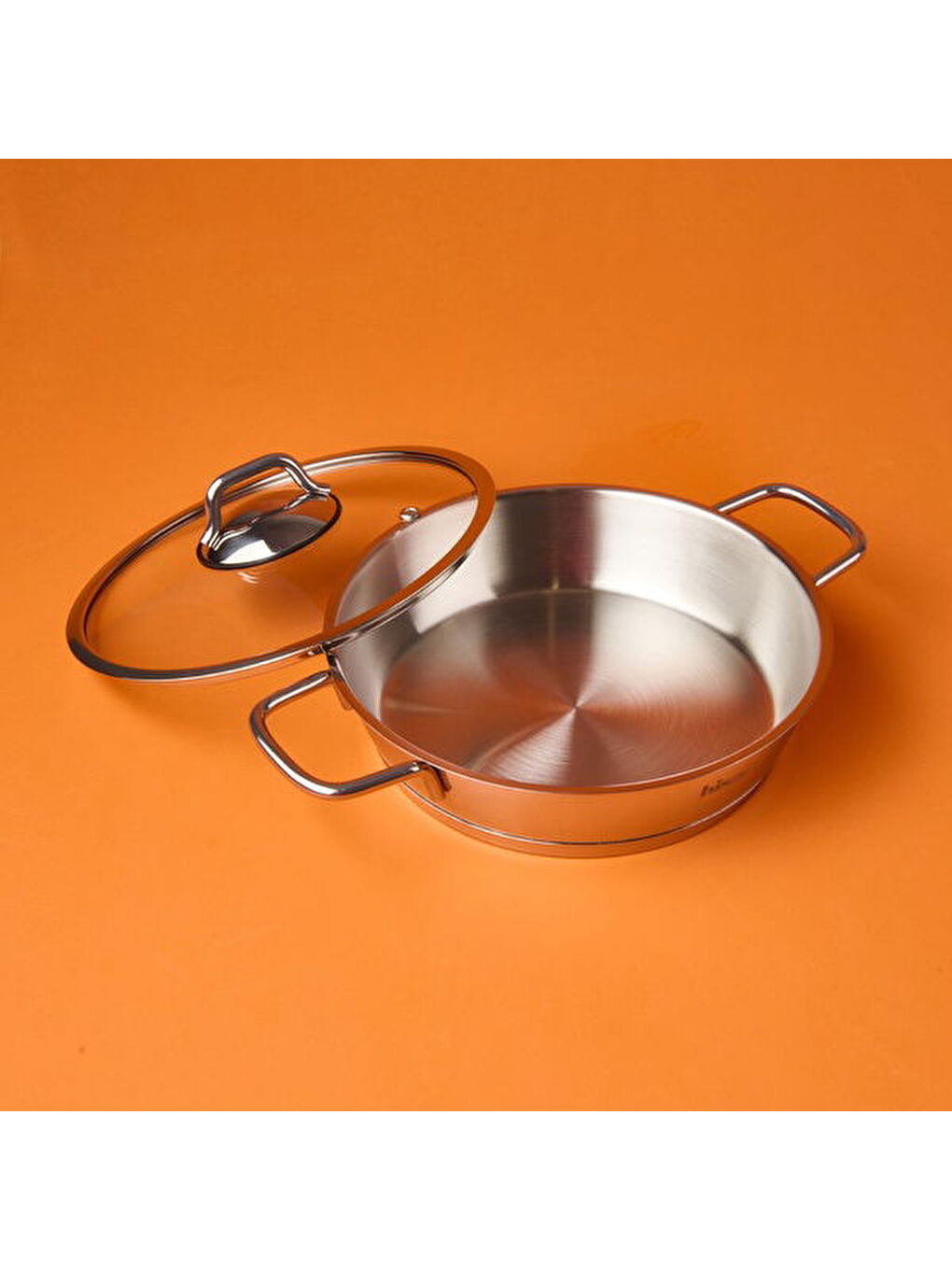 Gri Teos Çelik Sahan - Inox - 20 cm-1