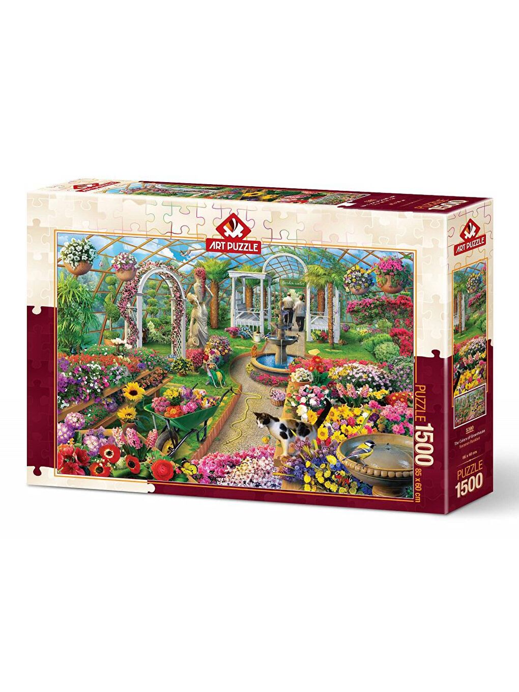 Art Puzzle Karışık 1500 Parça Puzzle Seramın Renkleri - 1