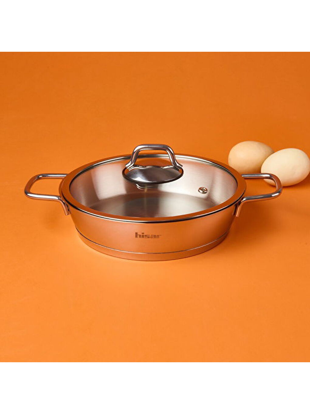 Gri Teos Çelik Sahan - Inox - 20 cm-2