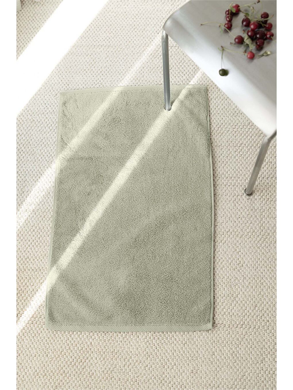 Yeşil Alba Tekli Havlu Banyo Paspası 50x80 Mint