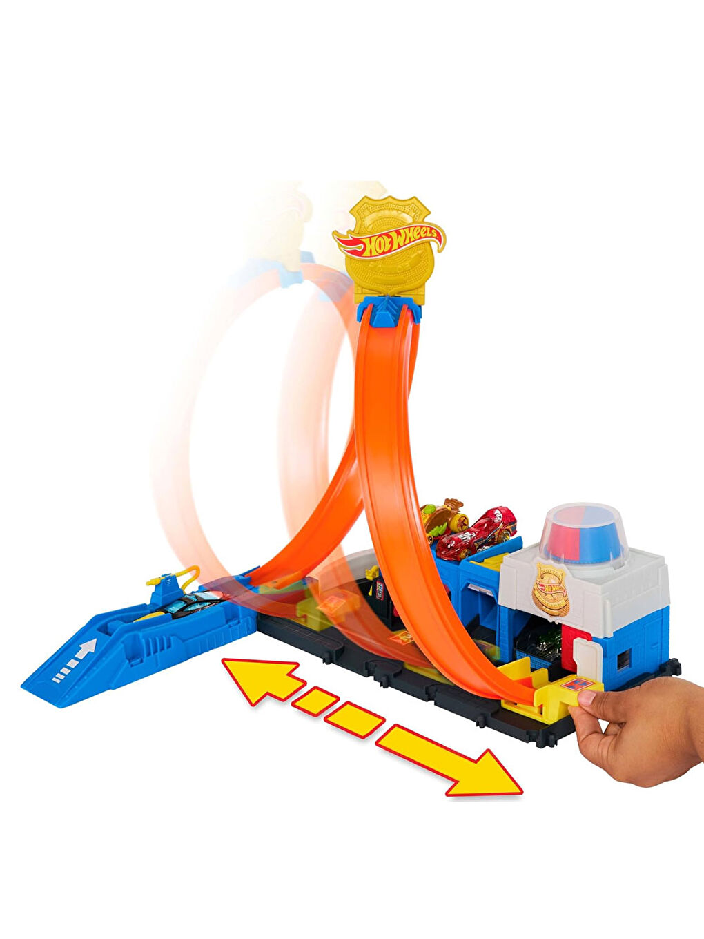 Hot Wheels Polis İstasyonu Oyun Seti JBM71 - 3