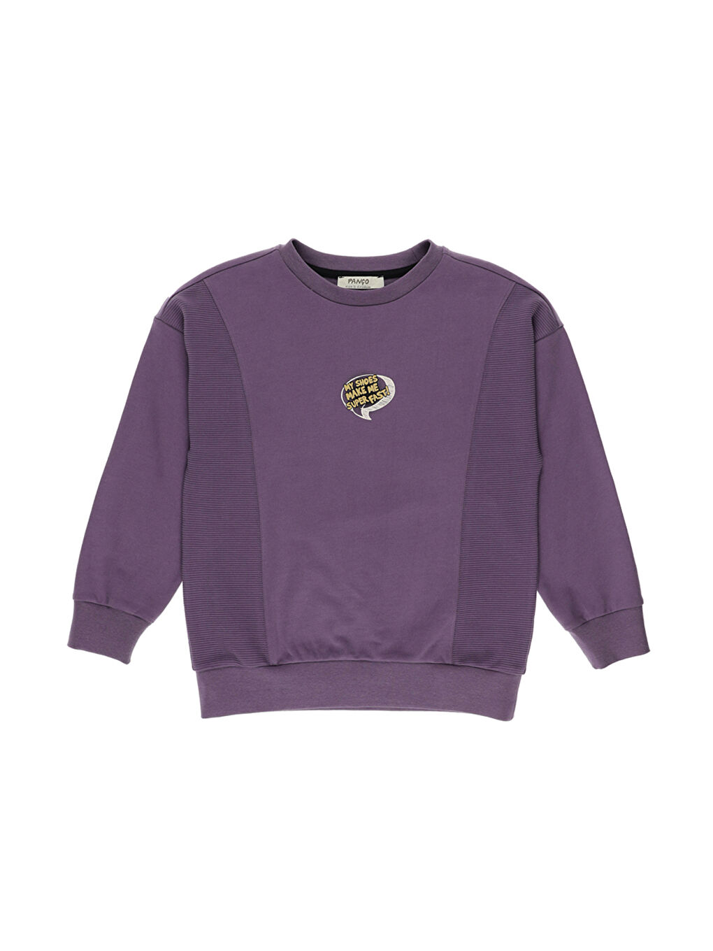 Mor Erkek Çocuk Baskılı Sweatshirt-8