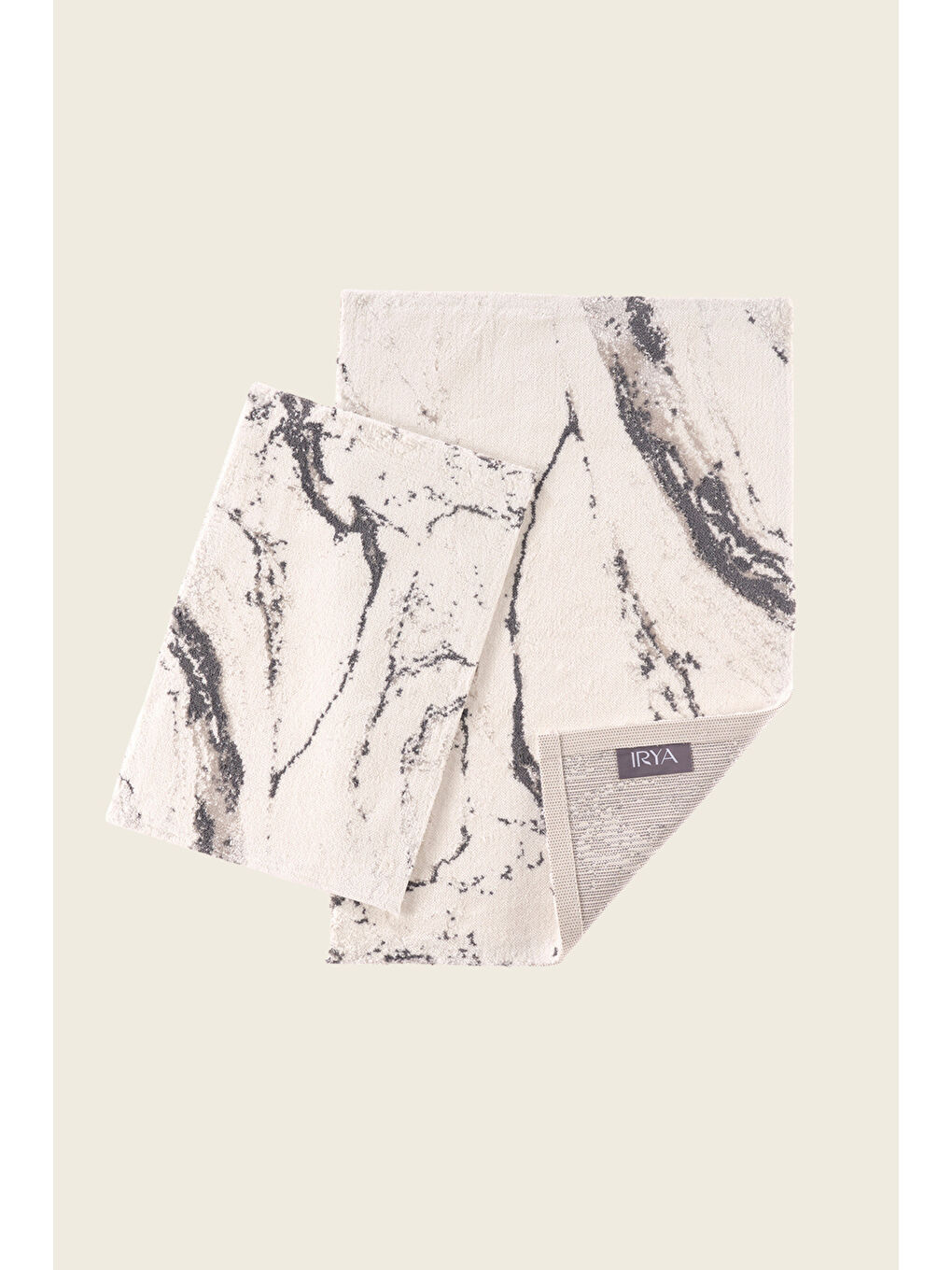 Marmera 2'li Paspası 40X60+60X90 Koyu Gri-2