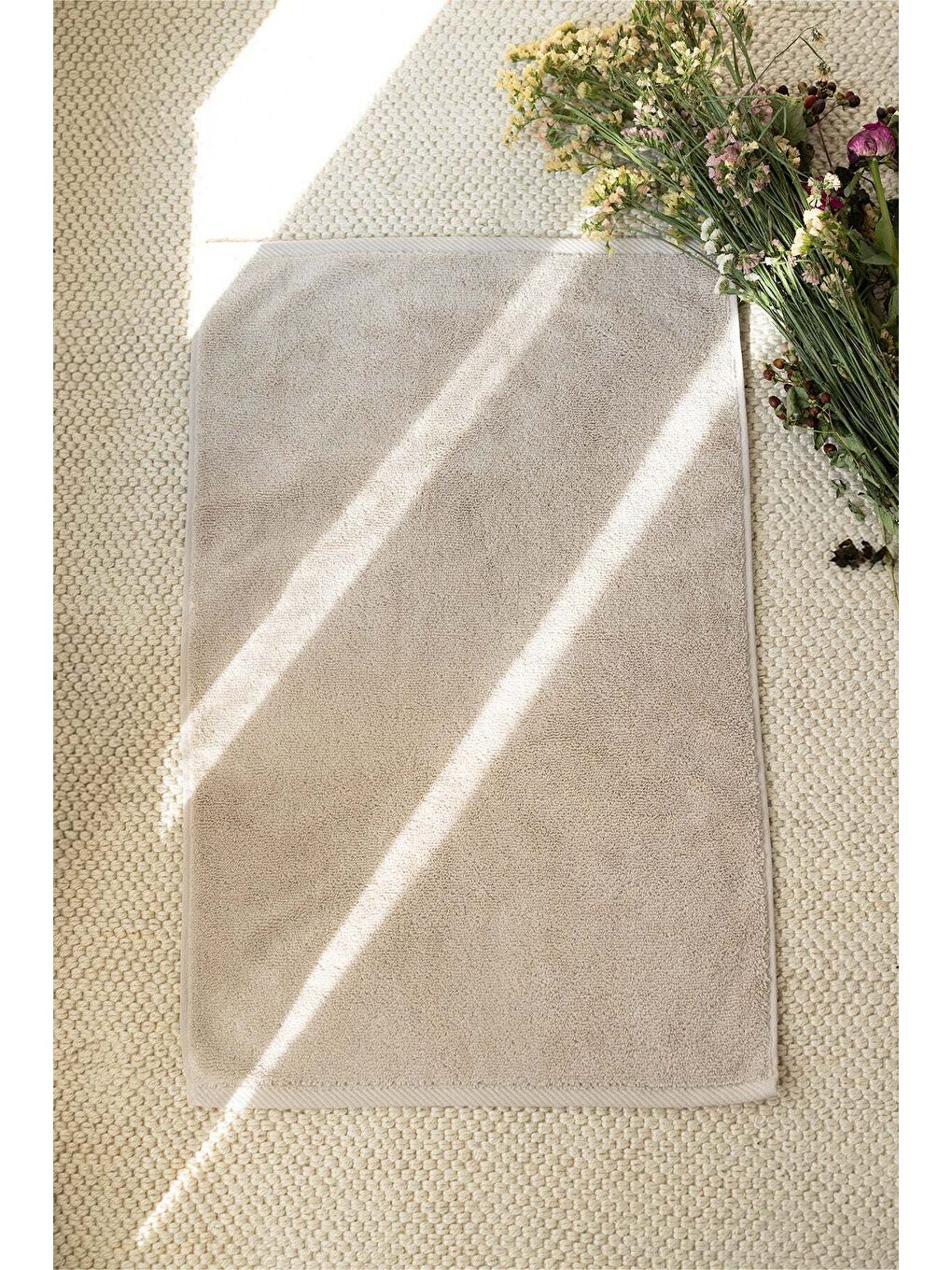 Alba Tekli Havlu Banyo Paspası 50x80 Bej
