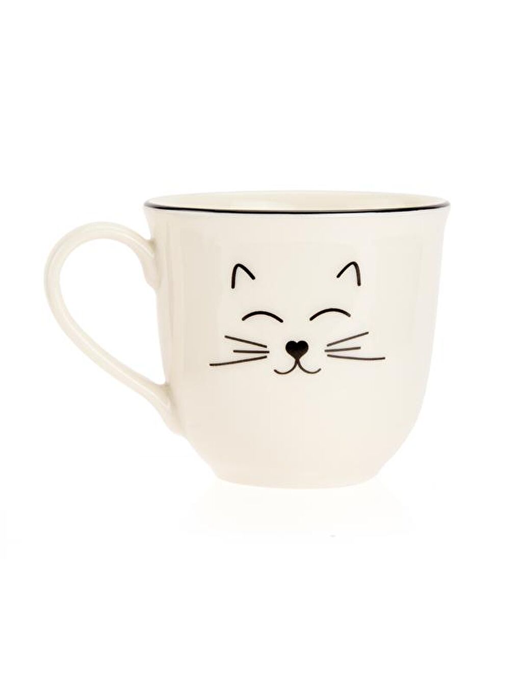 Kitchen Desenli Kupa - Beyaz - 290 ml-1